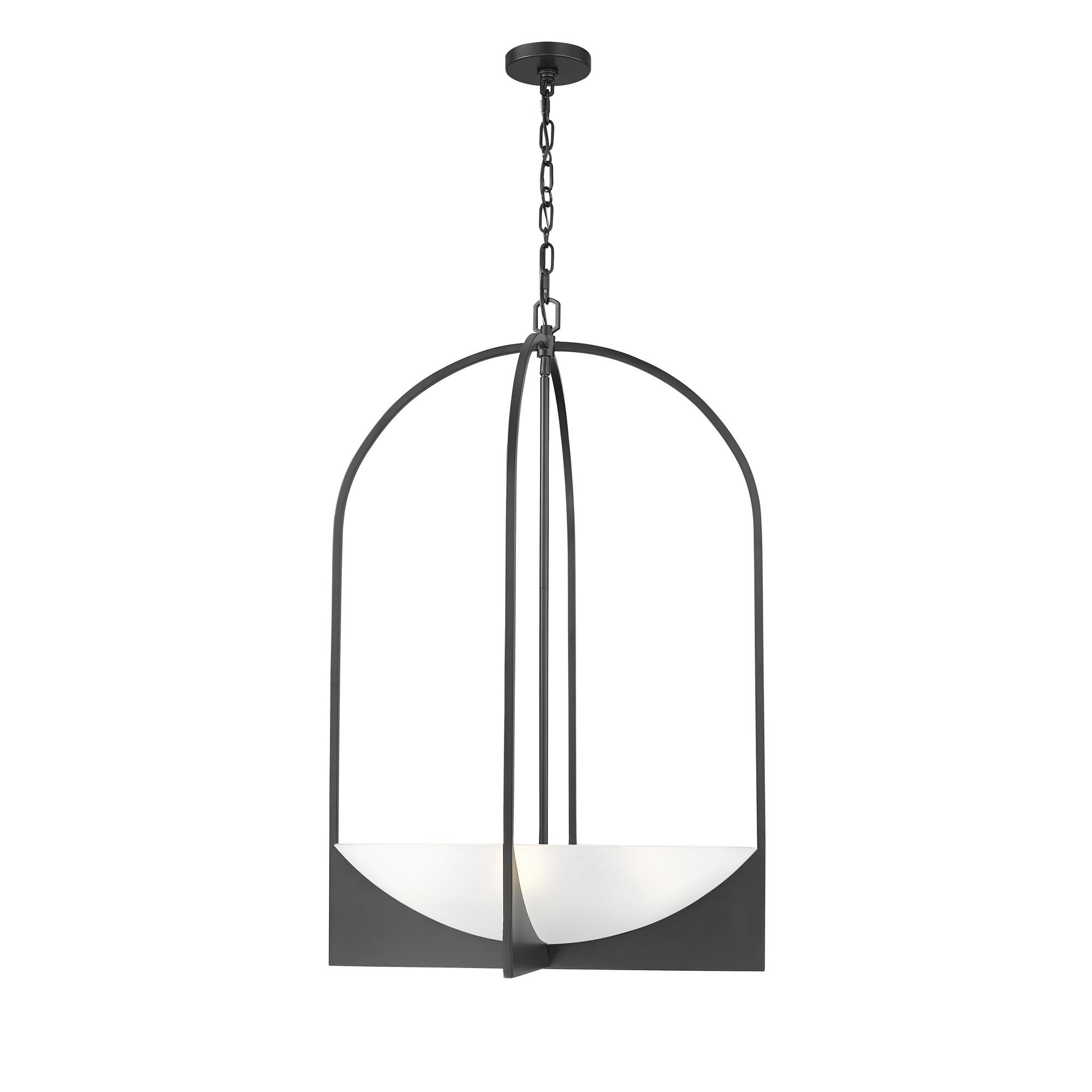 Shown in Matte Black finish and Sand Blast glass and Sand Blast shade