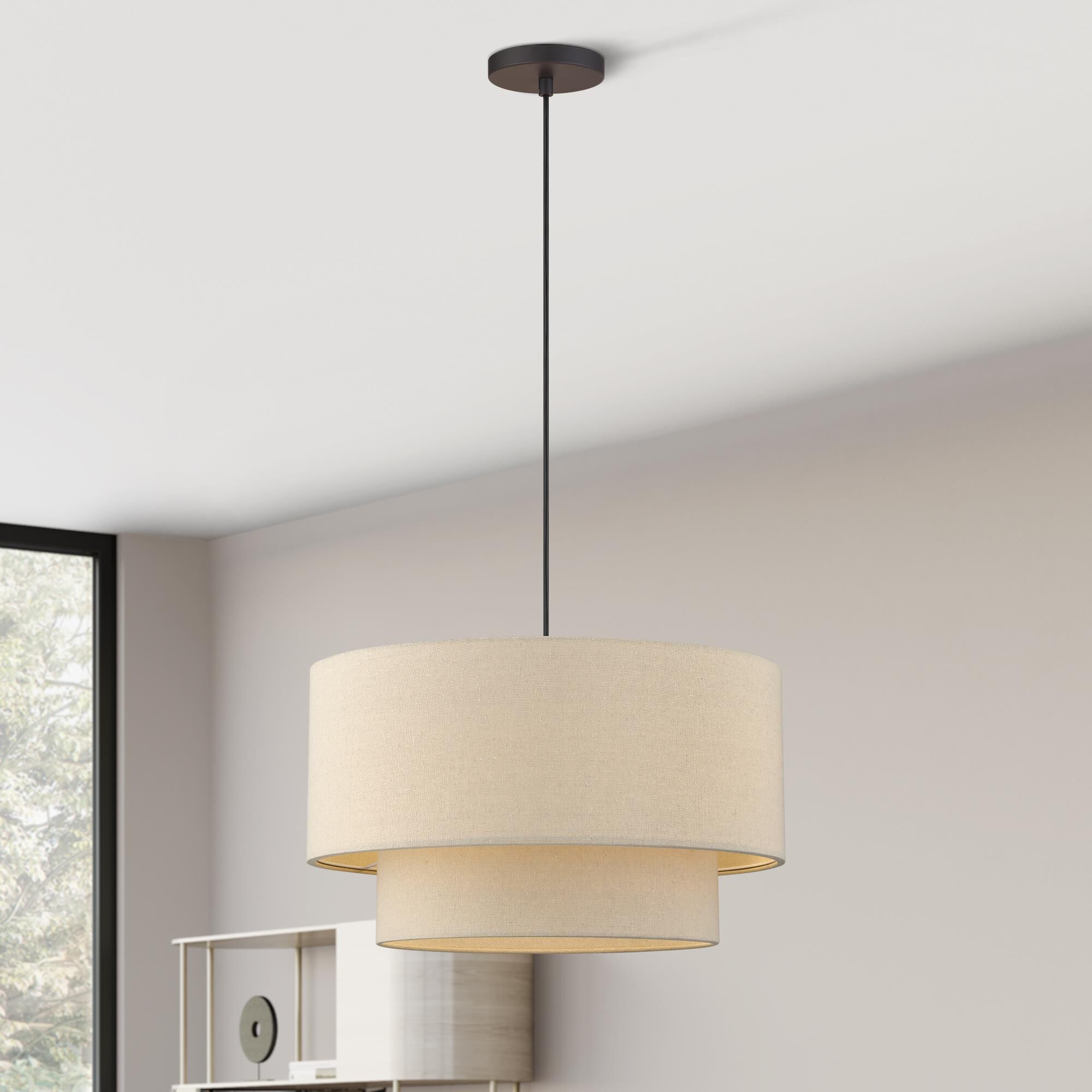 Bellingham 20 Inch Large Pendant by Livex Lighting