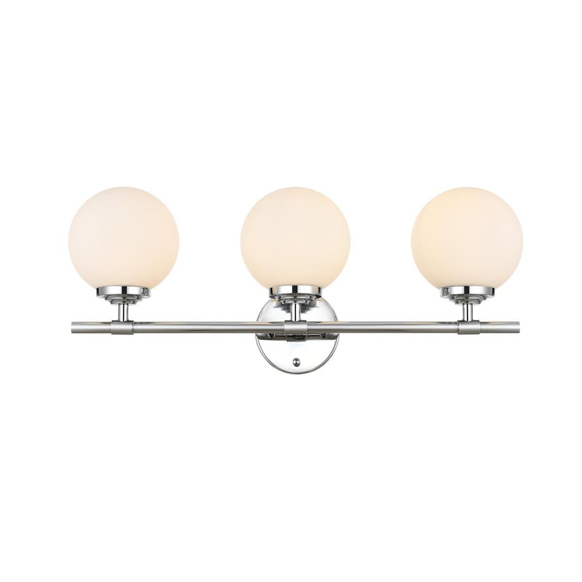 Ansley 24 Inch 3 Light Bath Vanity Light by Elegant Lighting