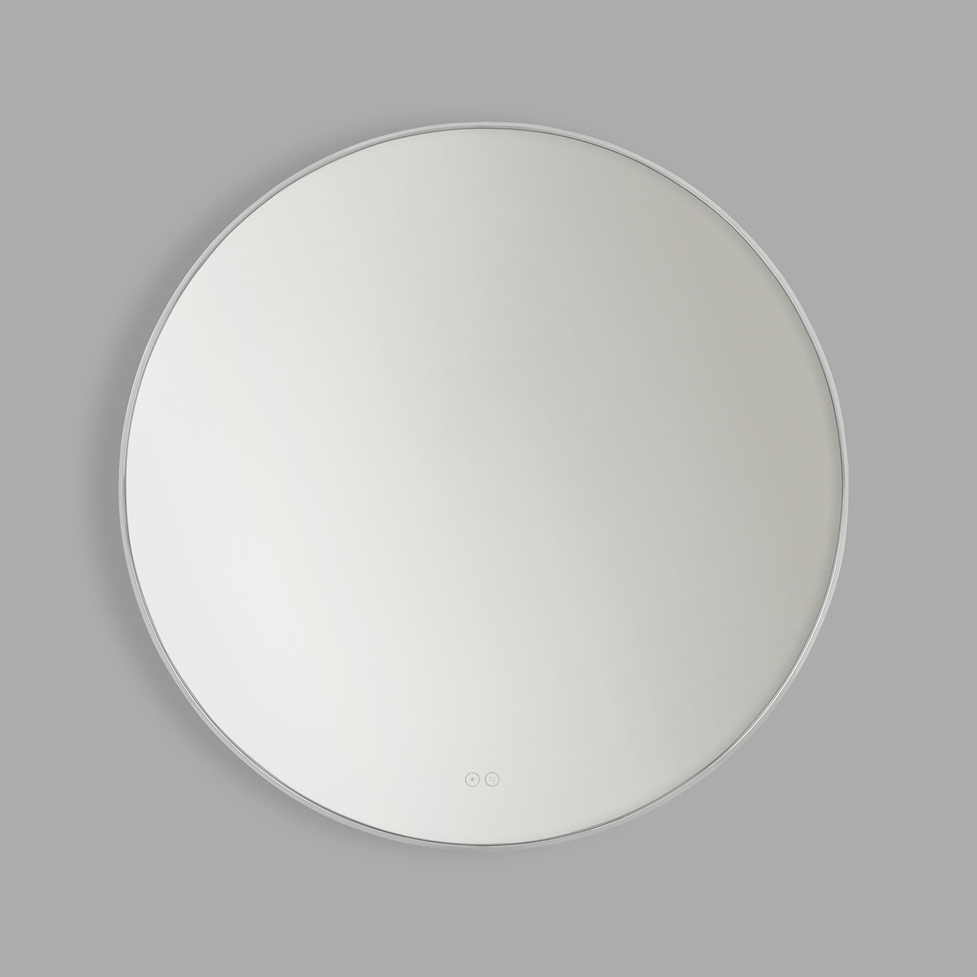 Shown in Chrome finish and Mirror Glass shade
