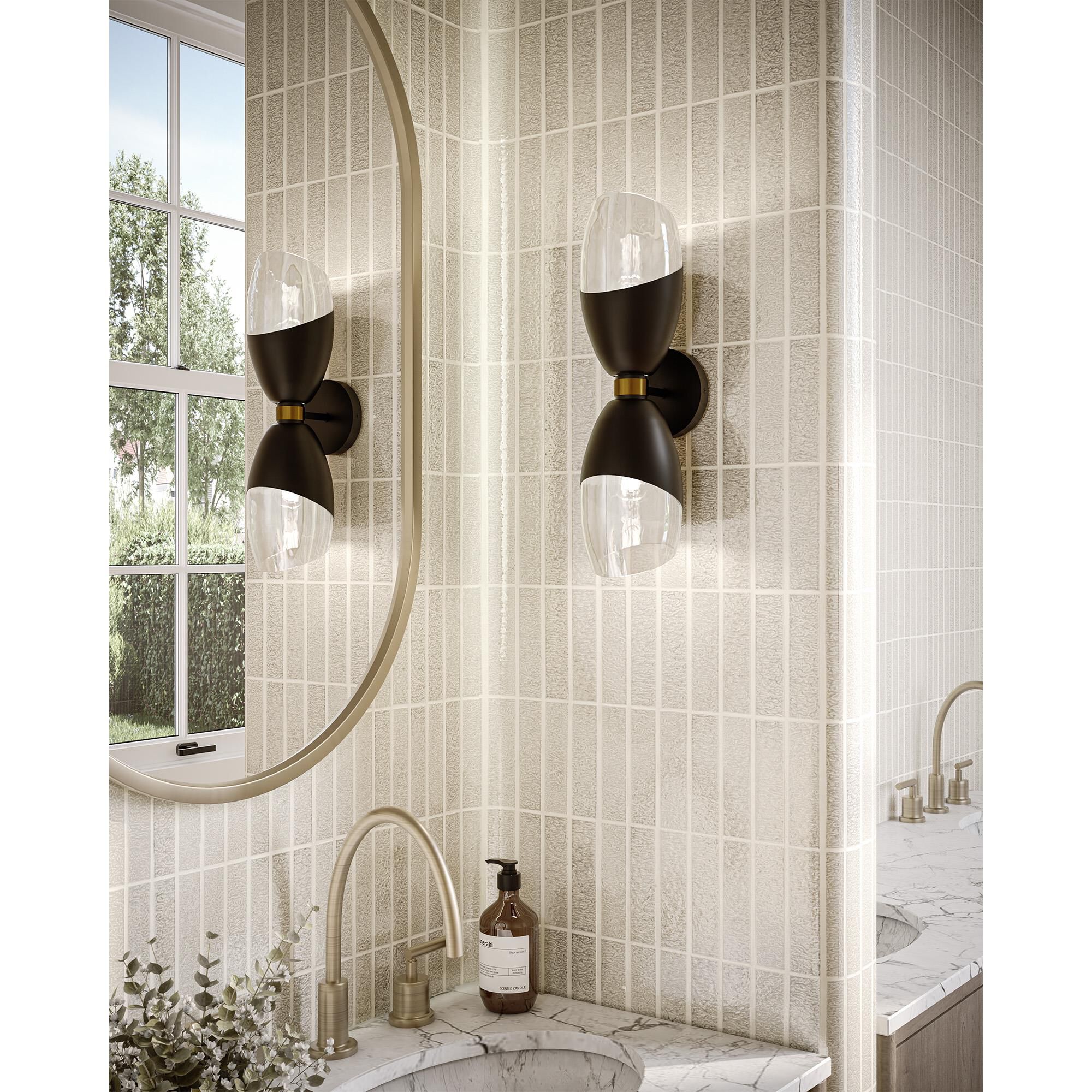 Capri 19 Inch 2 Light Bath Vanity Light,