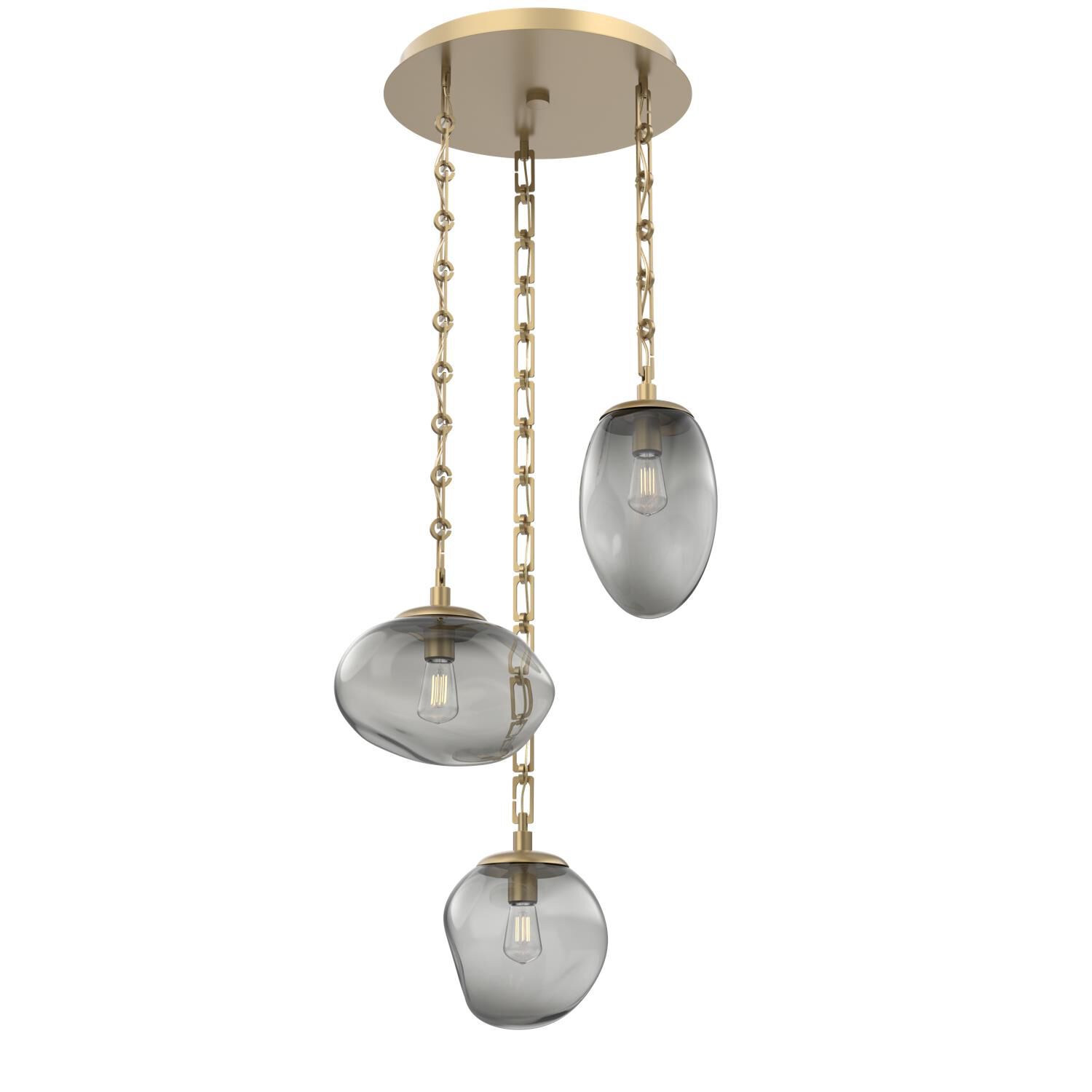Levi Wilson Cosmos Bulb 22 Inch Multi Light Pendant by Hammerton Studio