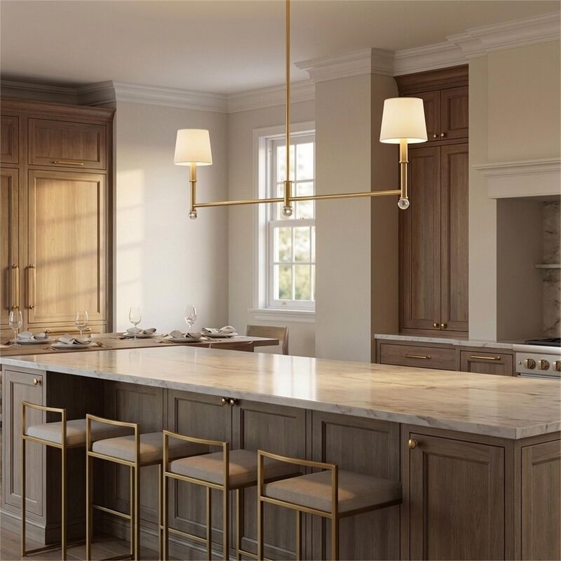Alexa Hampton Greard Medium Linear Chandelier by Visual Comfort Studio
