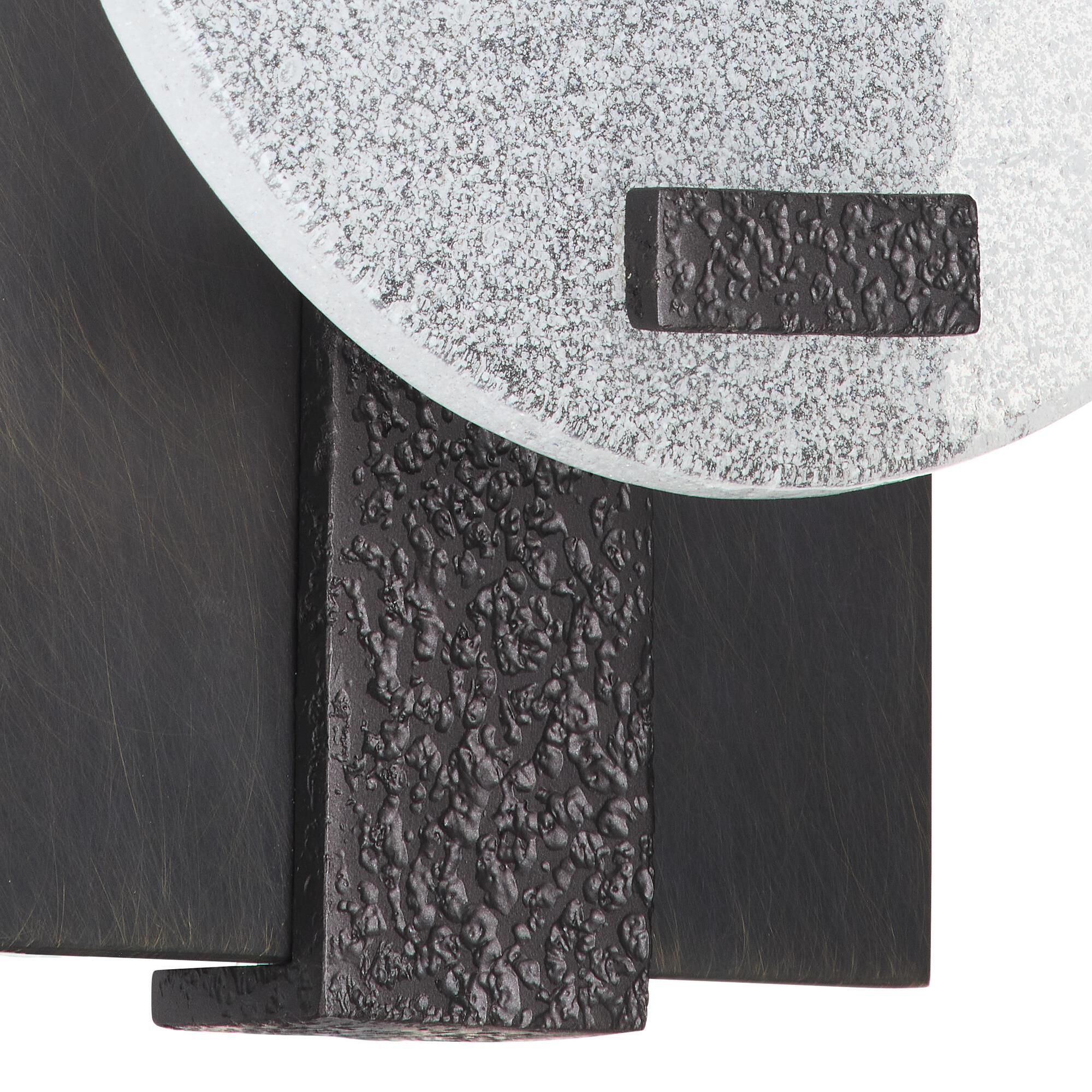 Shown in English Bronze finish and Seedy Slump glass