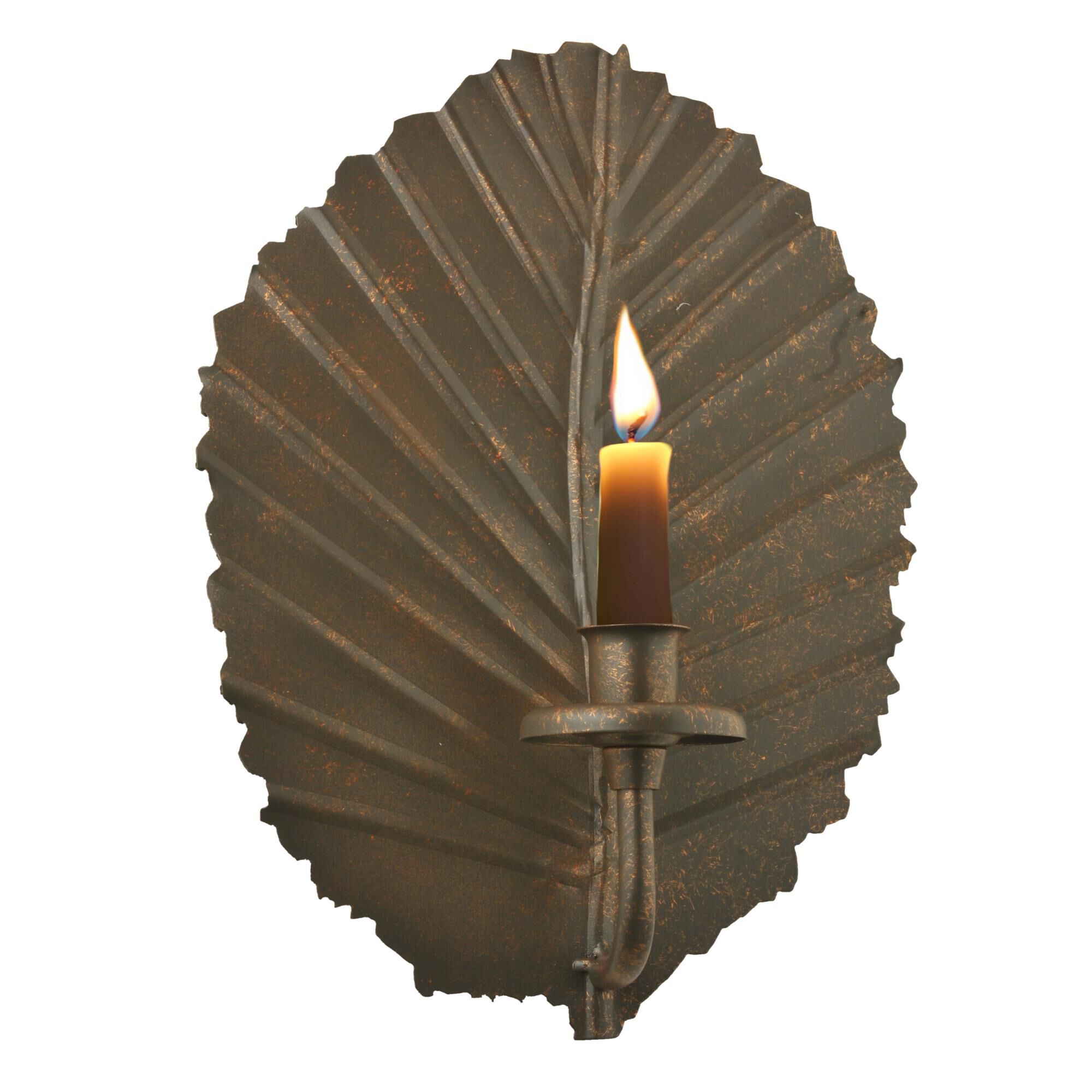 Nicotiana Leaf Candle Holder by Meyda Lighting