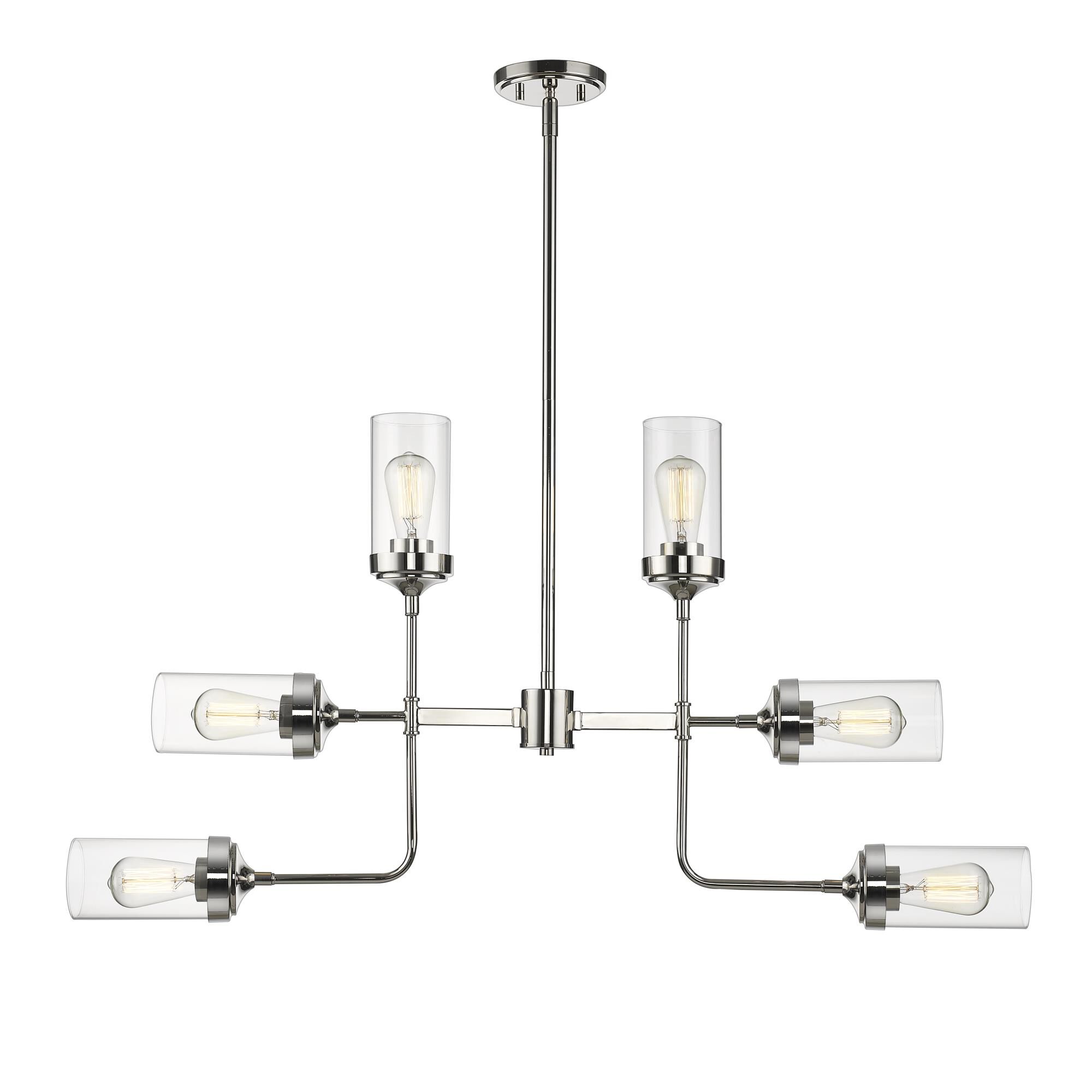 Calliope 41 Inch 6 Light Chandelier by Z-Lite