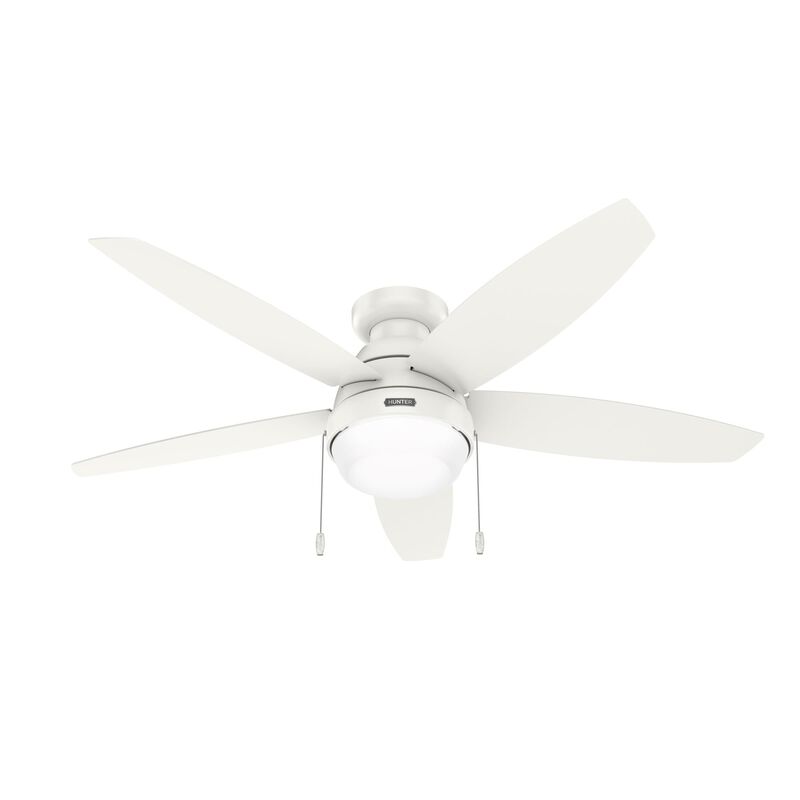 Lilliana 52 Inch Ceiling Fan with Light Kit by Hunter Fan