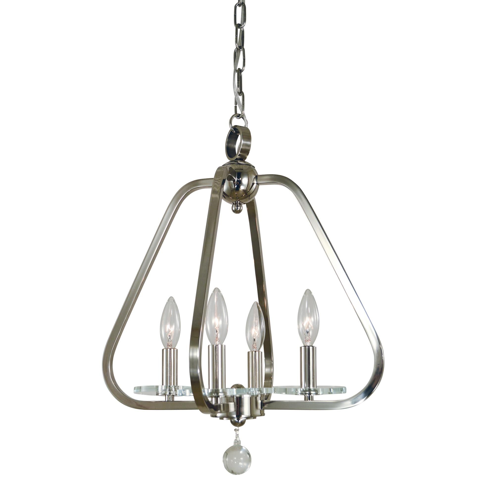 Triangulum 16 Inch 4 Light Mini Chandelier by Framburg