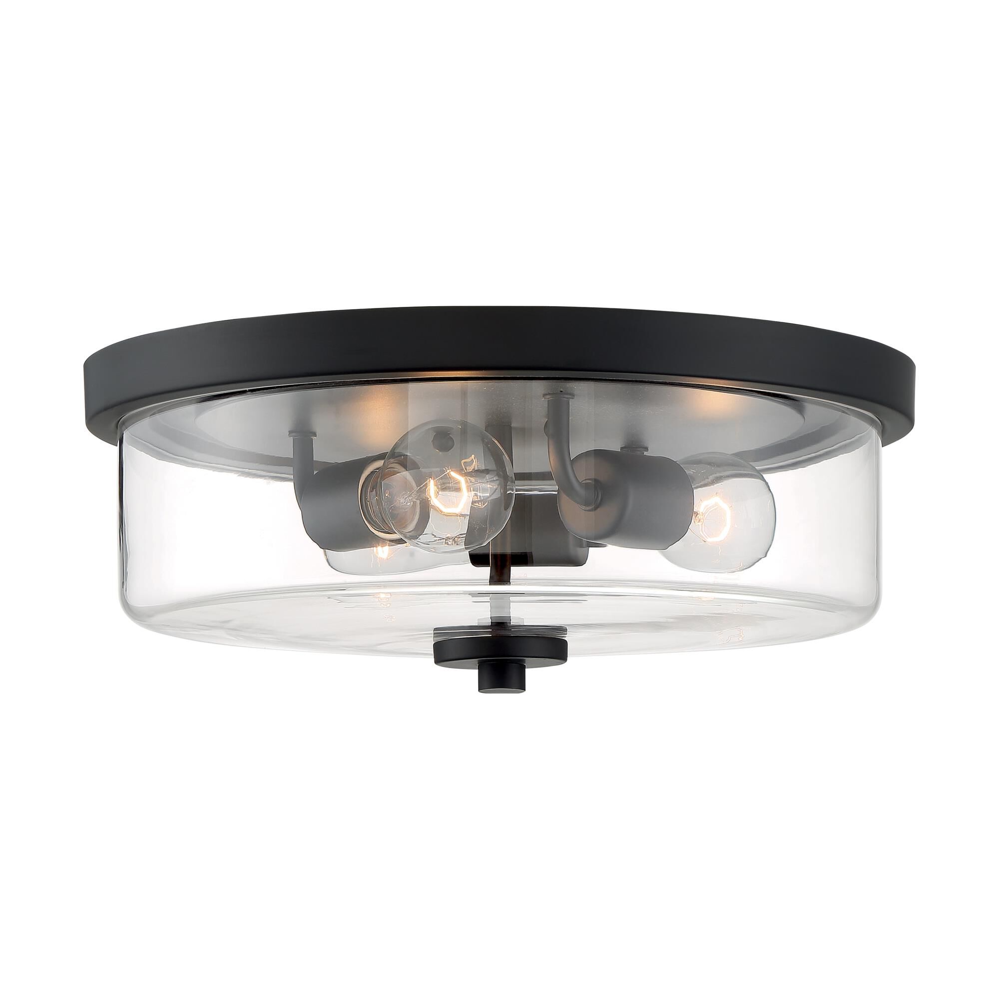 Nuvo Sommerset 15 Inch 3 Light Flush Mount Capitol Lighting