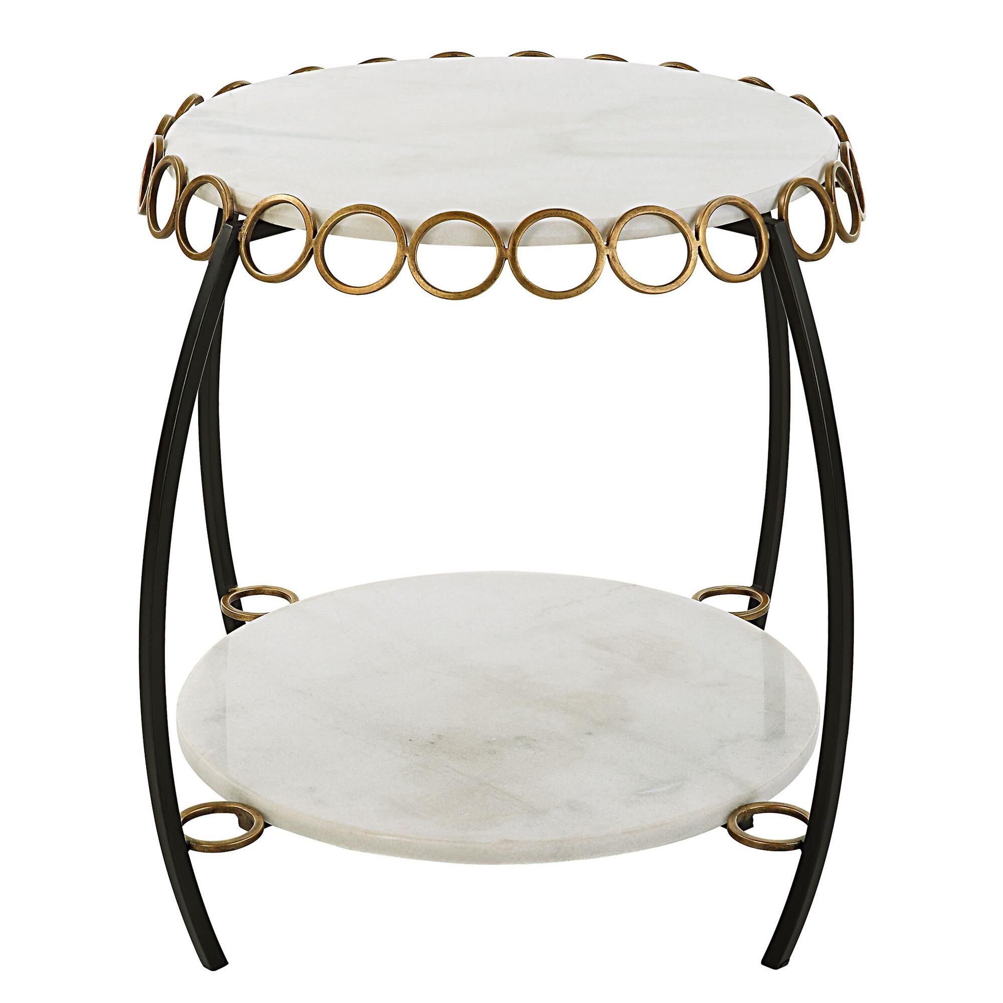 Chainlink 22 Inch End Table,