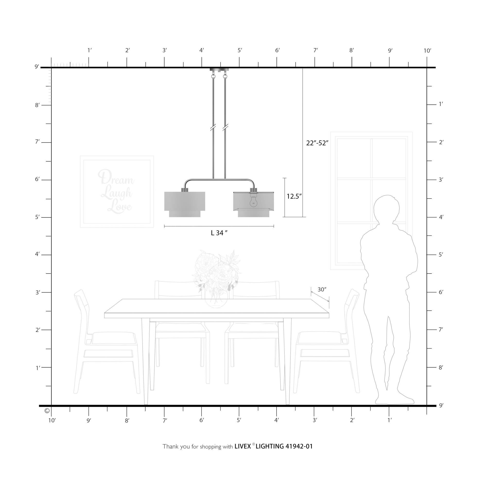 Shown in Antique Brass finish and Hand Crafted Oatmeal Color Fabric with White Color Inside shade