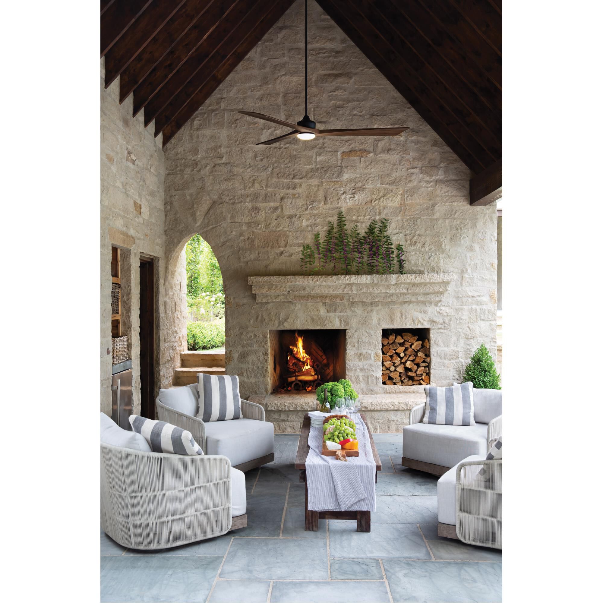 Sculpt 80 Inch Ceiling Fan with Light Kit by Hinkley Lighting