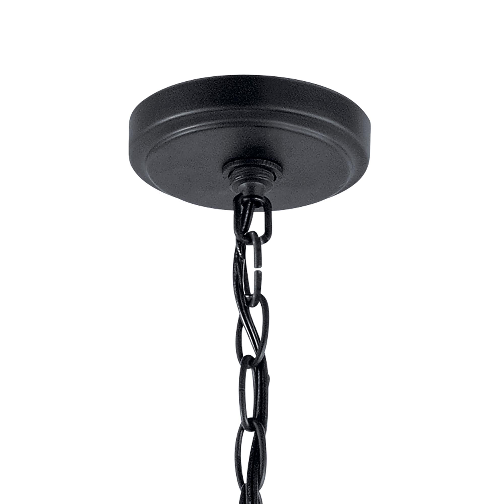 Shown in Black finish and Clear Seeded glass