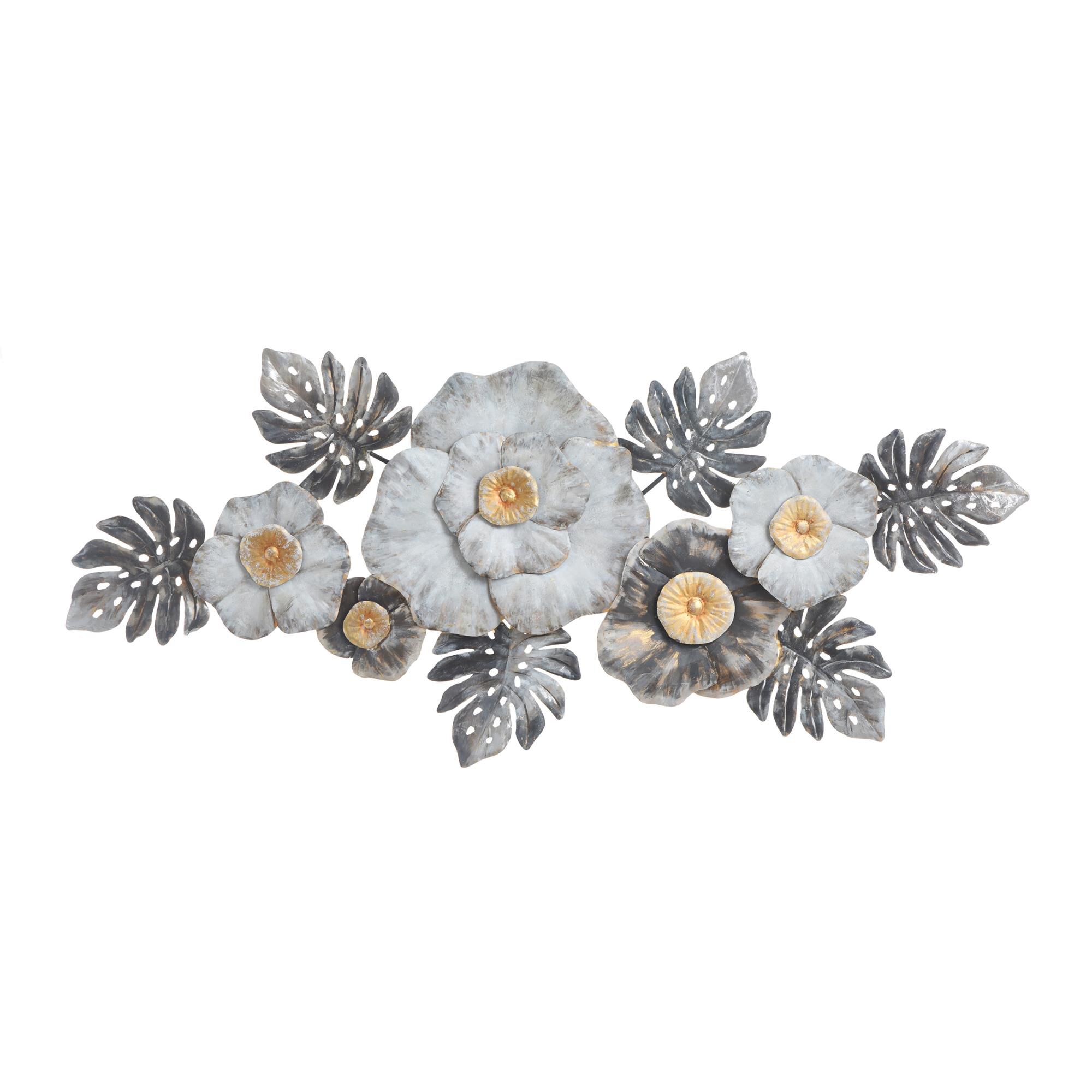 Floral Brooch 47 Inch Alternative Wall Art by Stylecraft