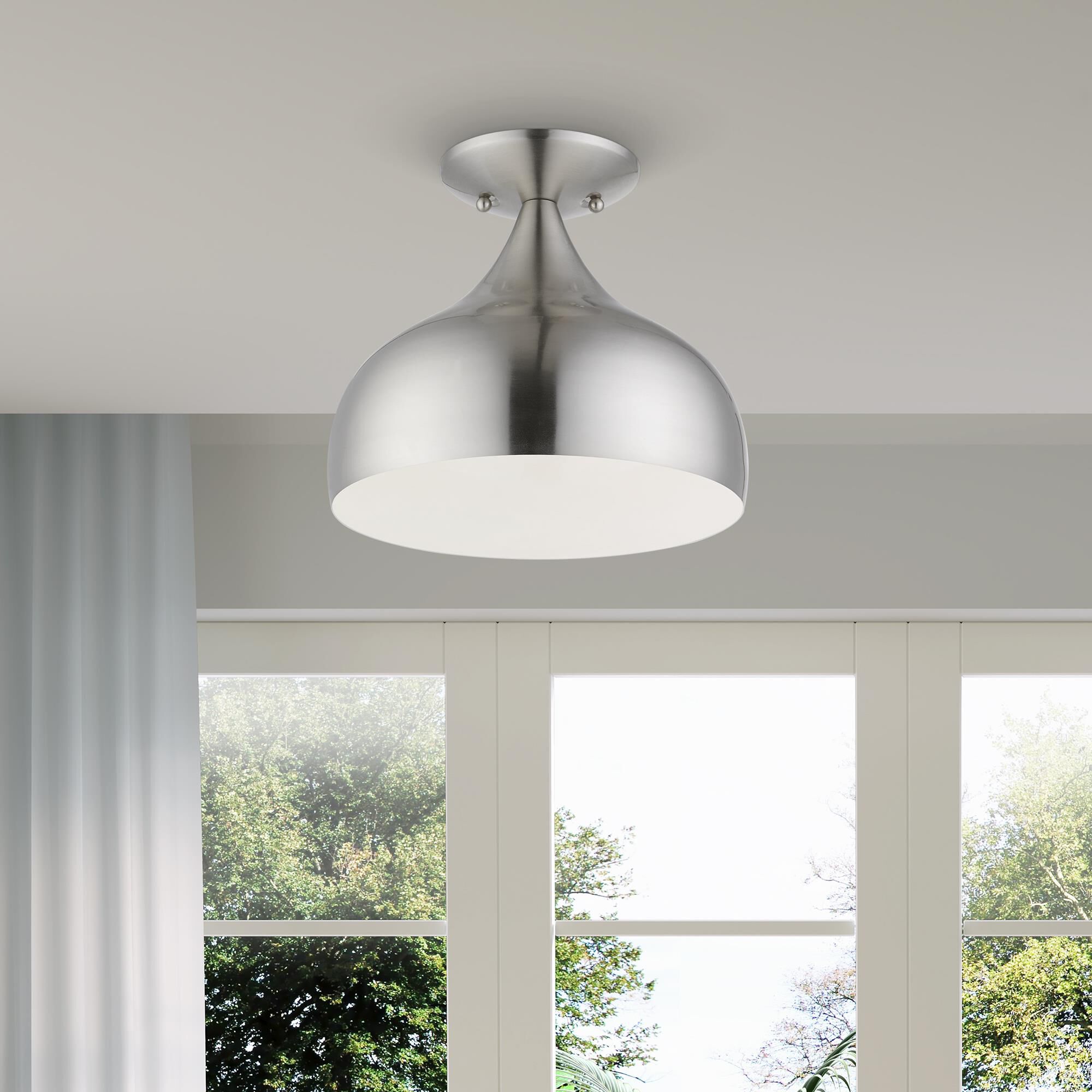 Amador 1 Light Semi Flush Mount by Livex Lighting