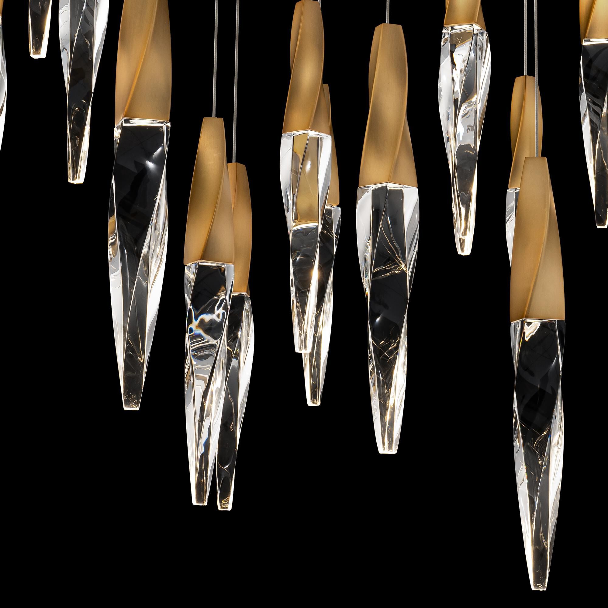 Kindjal Linear Suspension Light by Schonbek Beyond