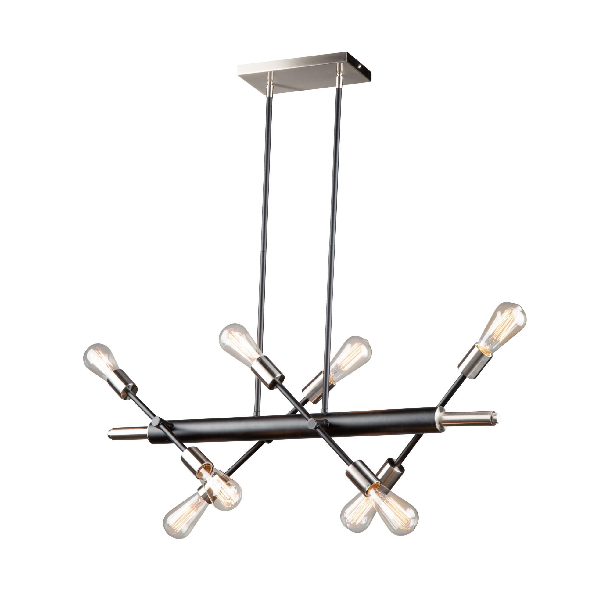 Truro 33 Inch 8 Light Linear Suspension Light by Artcraft