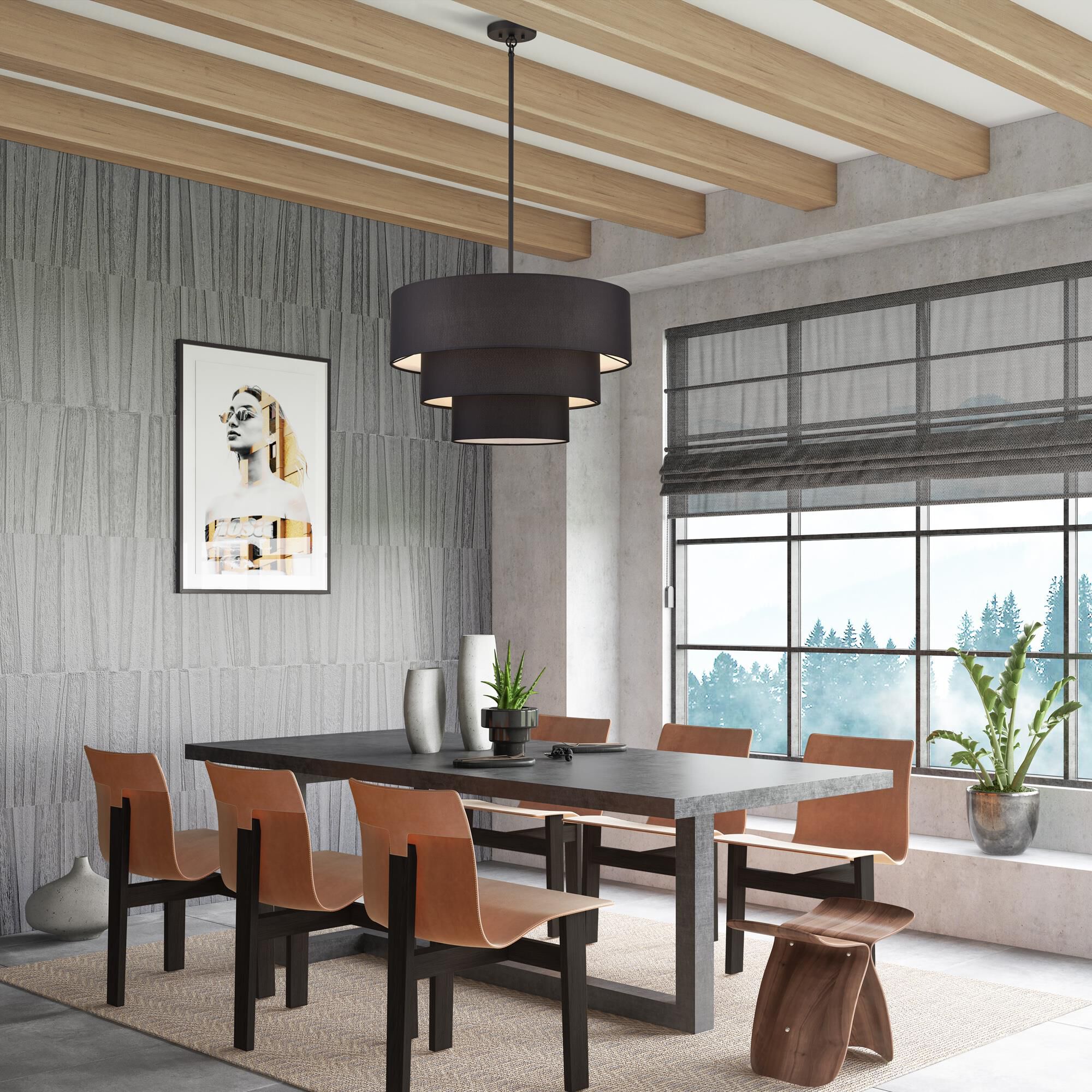 Bainbridge 28 Inch Large Pendant by Livex Lighting