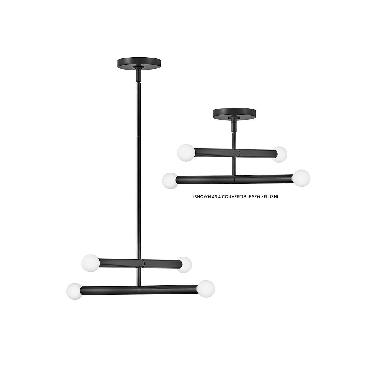 Shown in Black finish