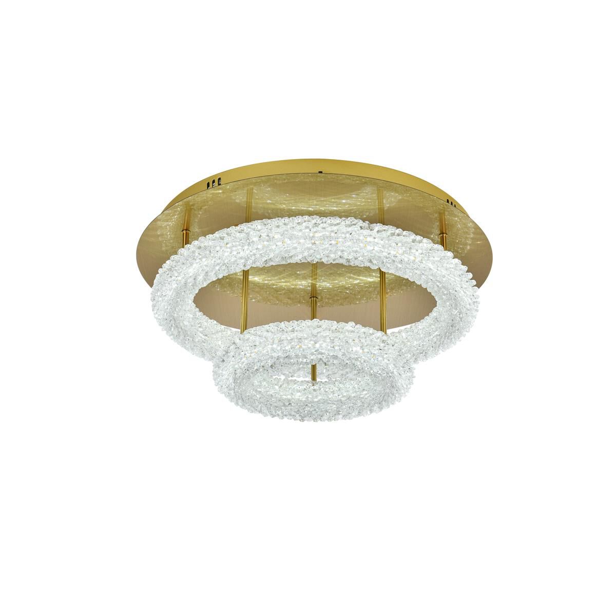 Bowen 22 Inch Semi Flush Mount by Elegant Lighting