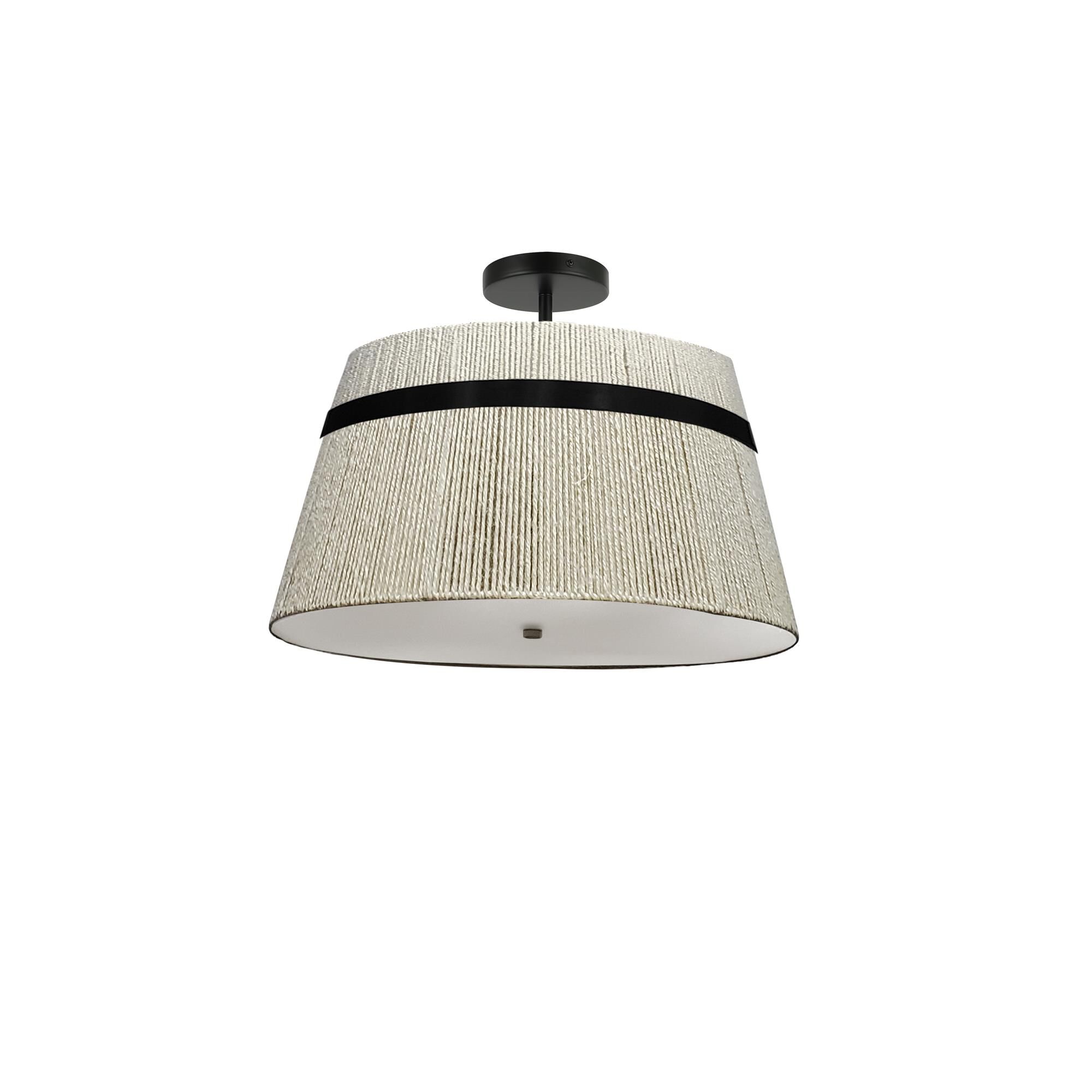 Shown in Matte Black finish and Natural shade