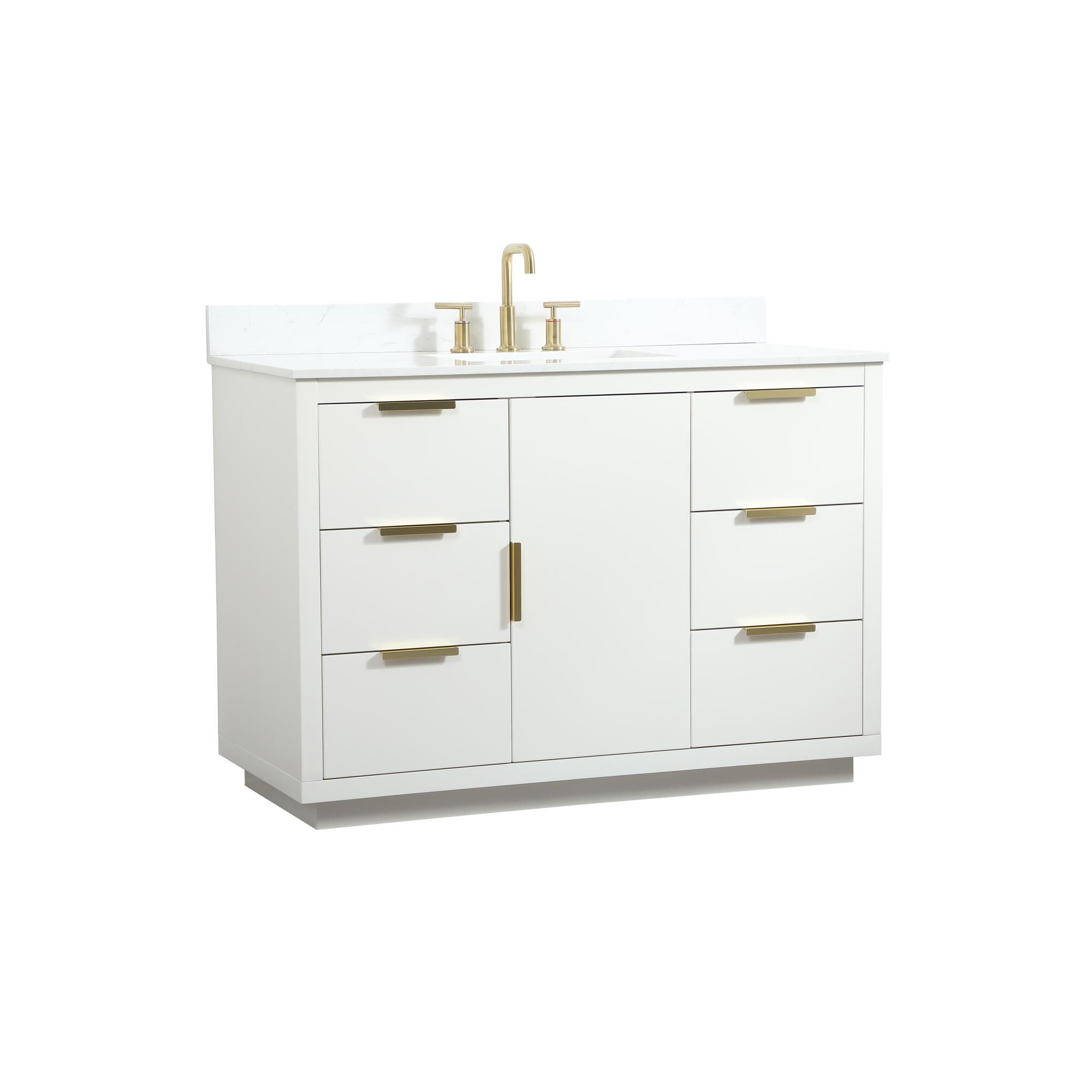 Shown in White finish