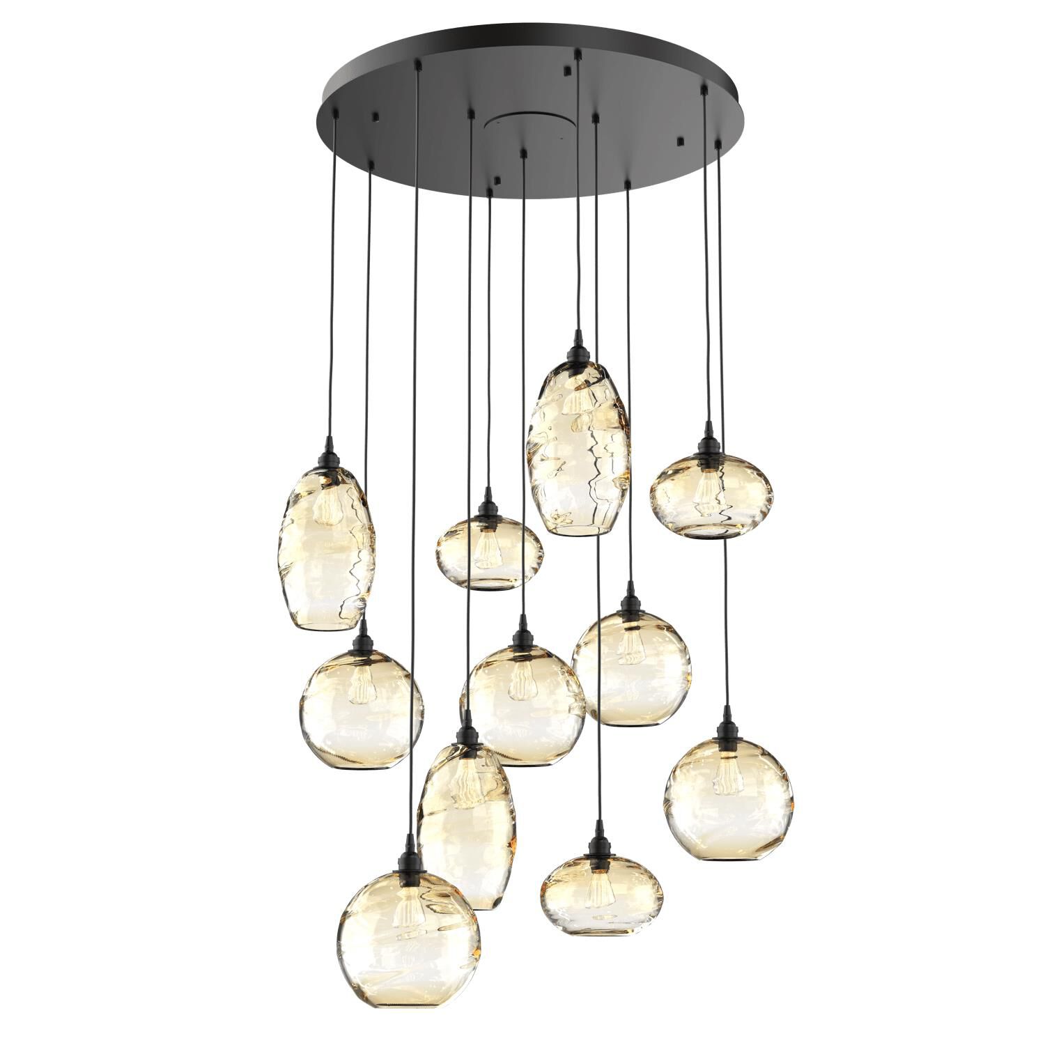 Misto 36 Inch 11 Light Multi Light Pendant by Hammerton Studio