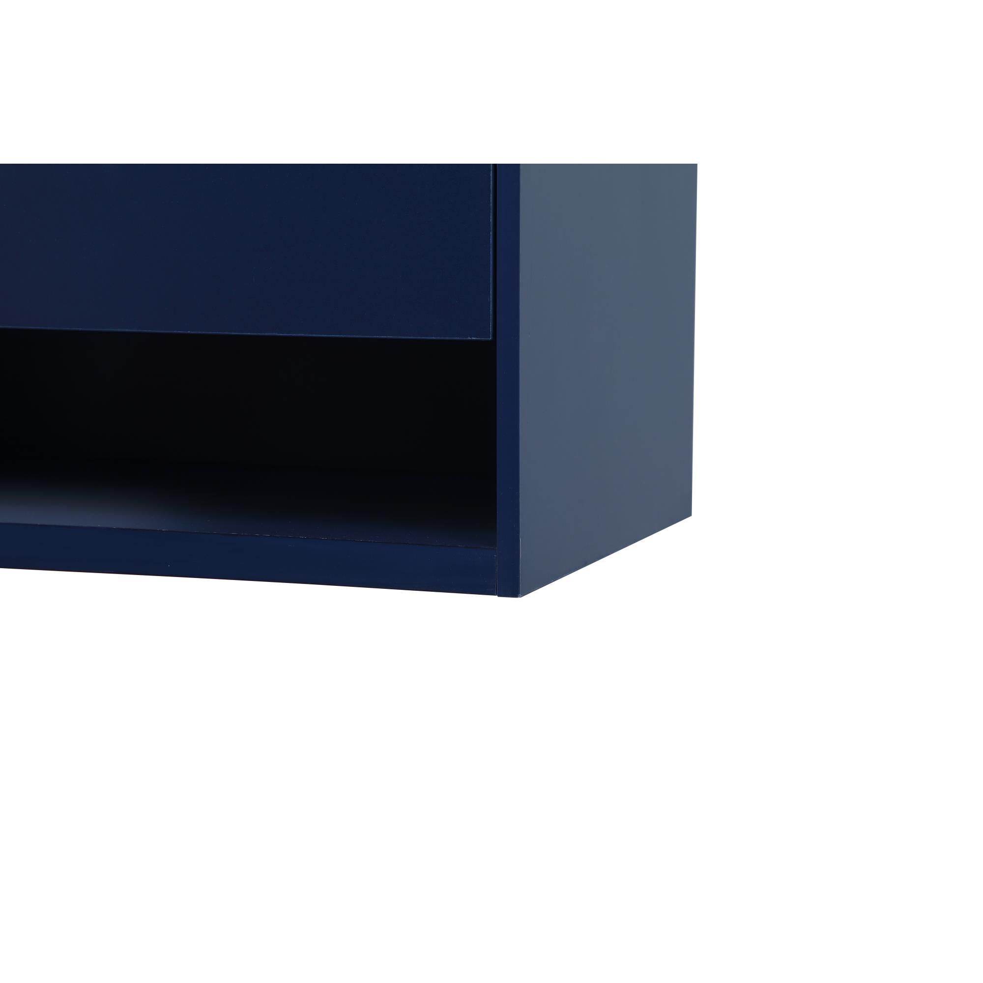 Shown in Blue finish