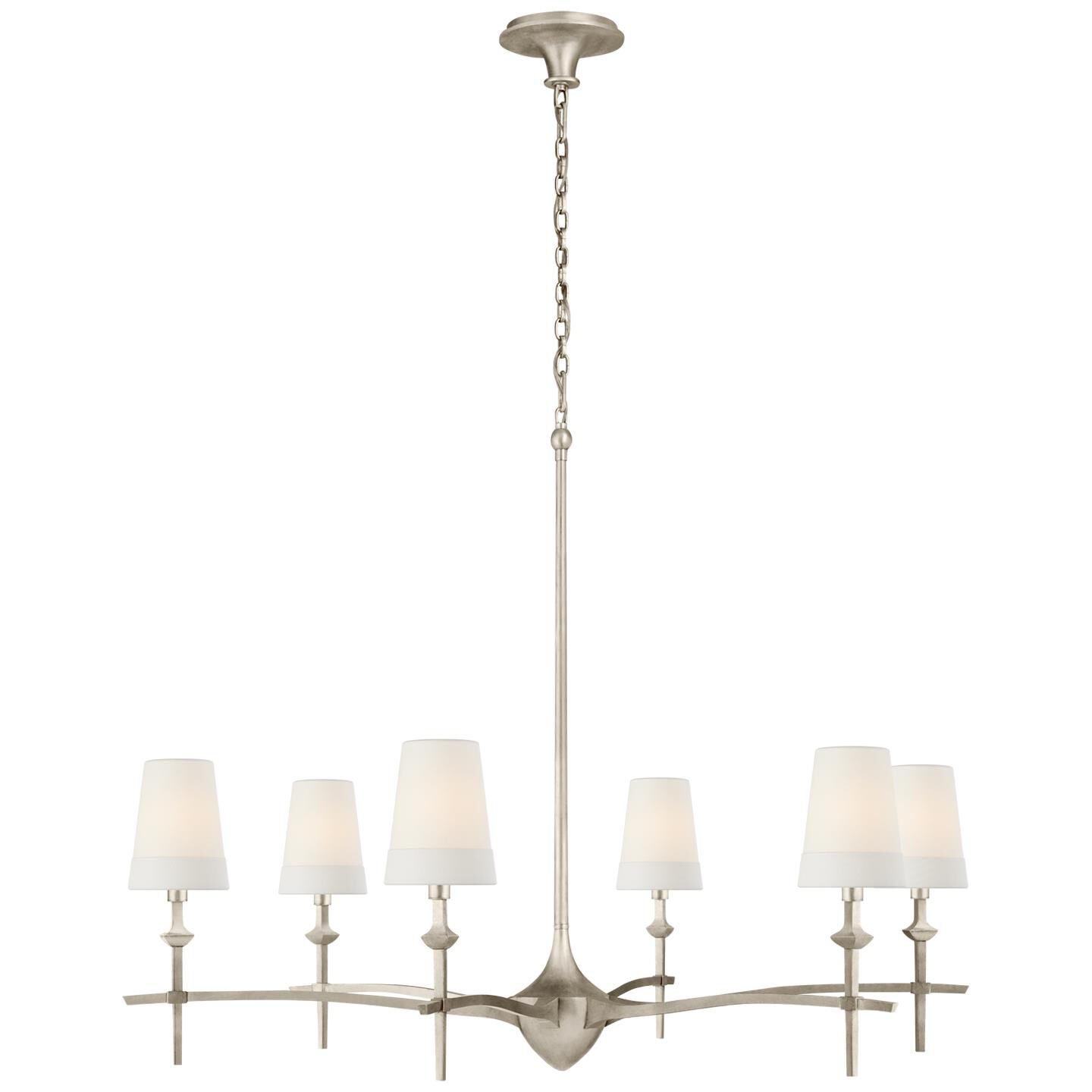 Thomas O'Brien Pippa 46 Inch 6 Light Chandelier by Visual Comfort Signature Collection