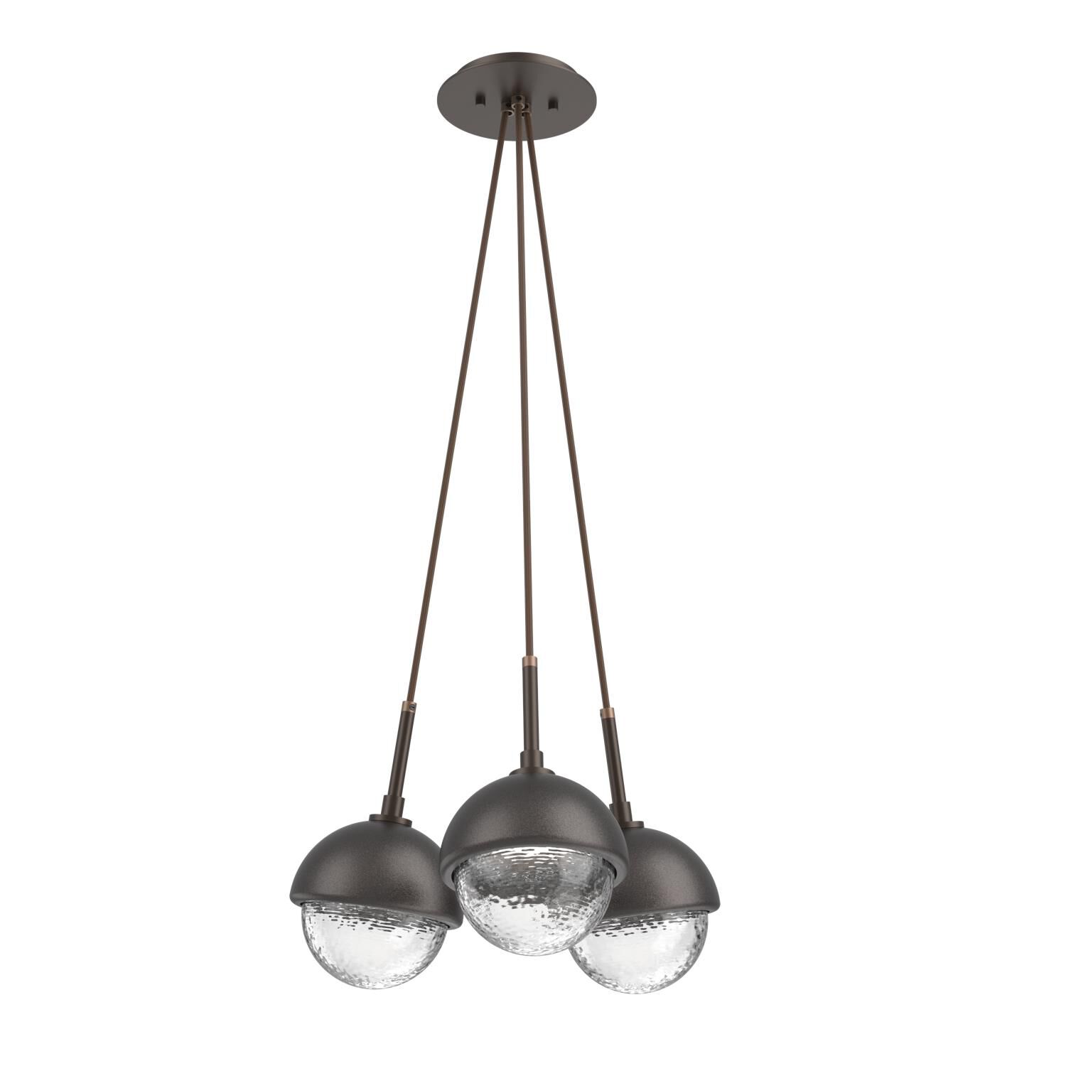 Levi Wilson Cabochon 13 Inch Multi Pendant Light by Hammerton Studio
