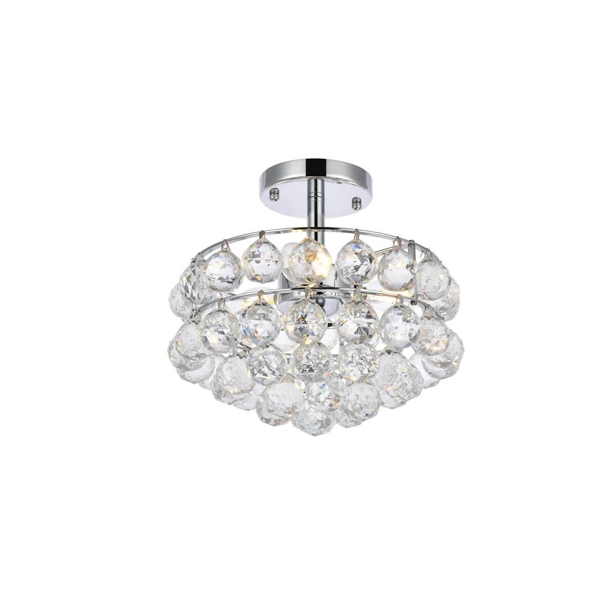 Shown in Chrome finish and Royal Cut Clear crystal