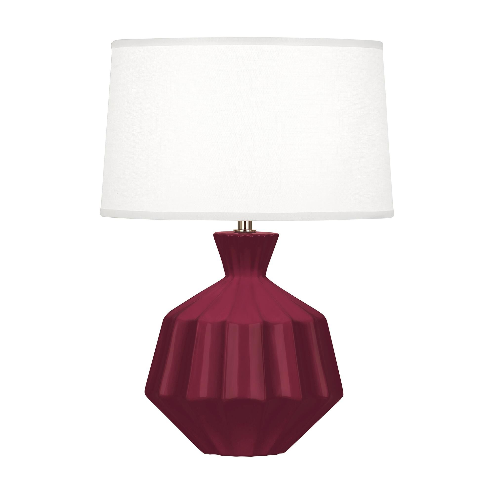 Shown in Sugar Plum Glazed finish and White shade