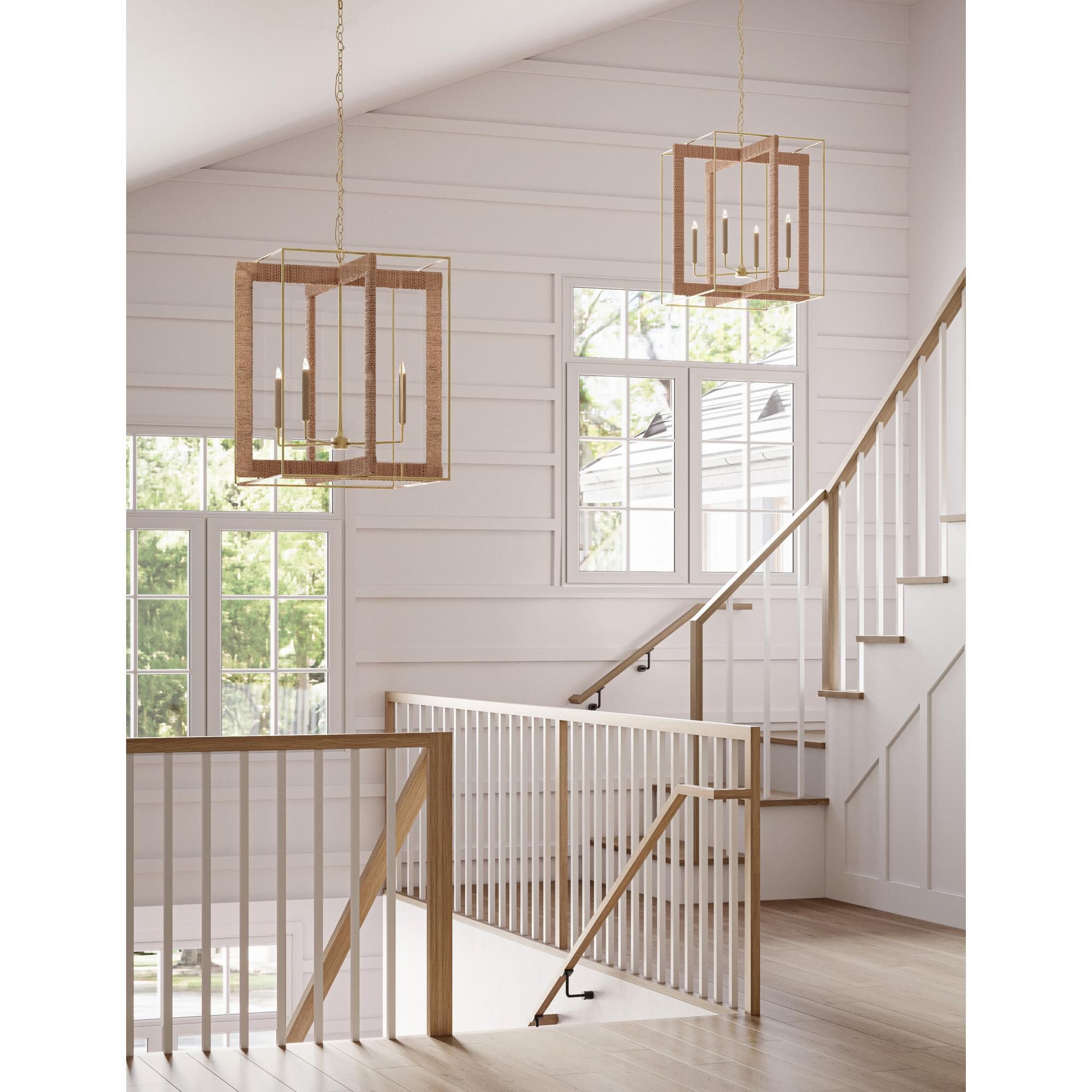 Purebred 32 Inch 4 Light Chandelier by Currey and Company