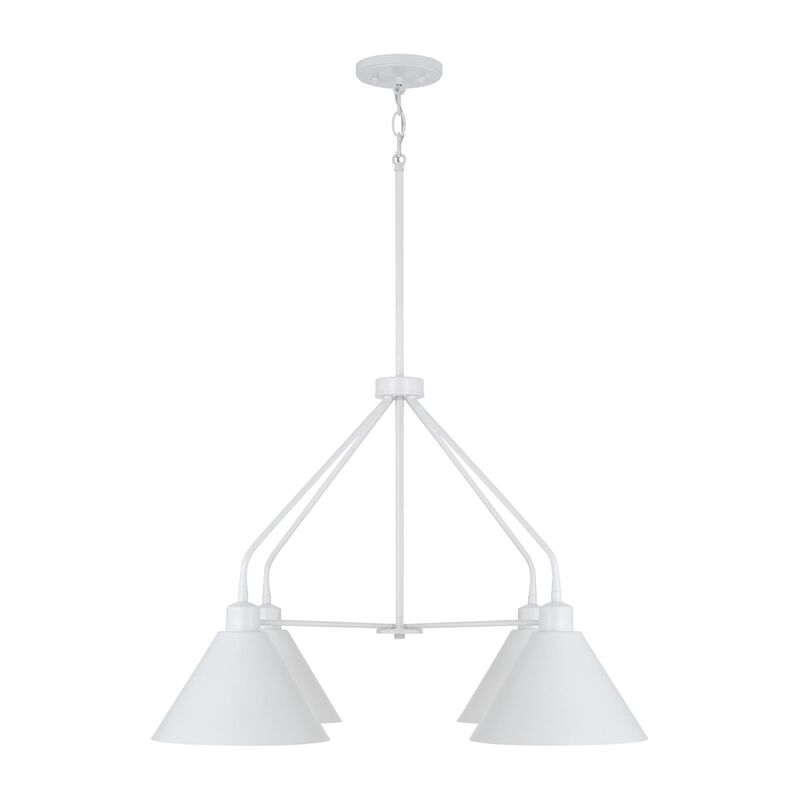 Alden 32 Inch 4 Light Chandelier by Capital Lighting Fixture Company