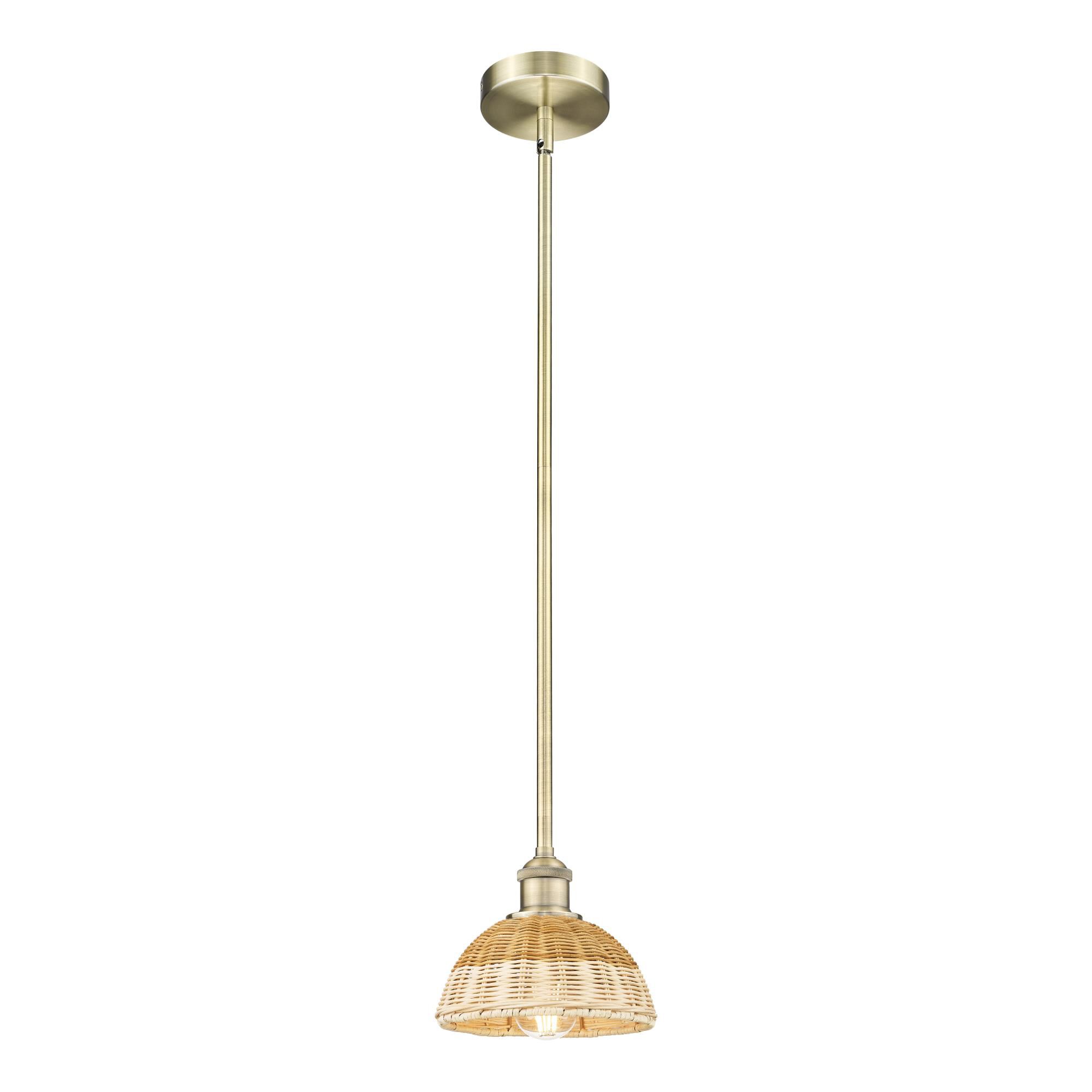 Bruno Marashlian Bristol Natural II 8 Inch Mini Pendant by Innovations Lighting