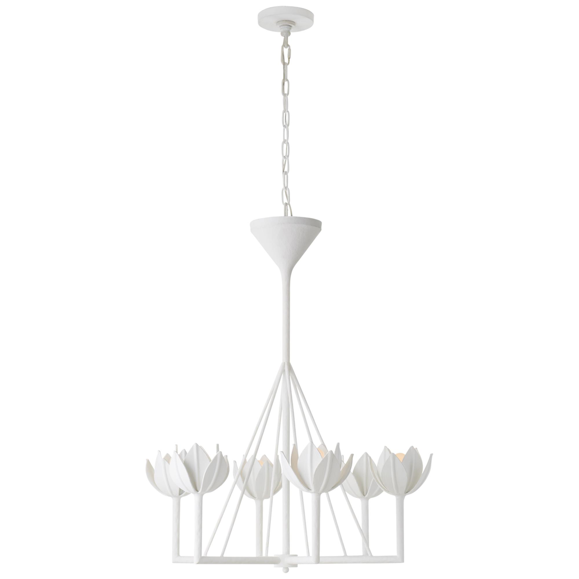 Shown in Plaster White finish and No Shade shade