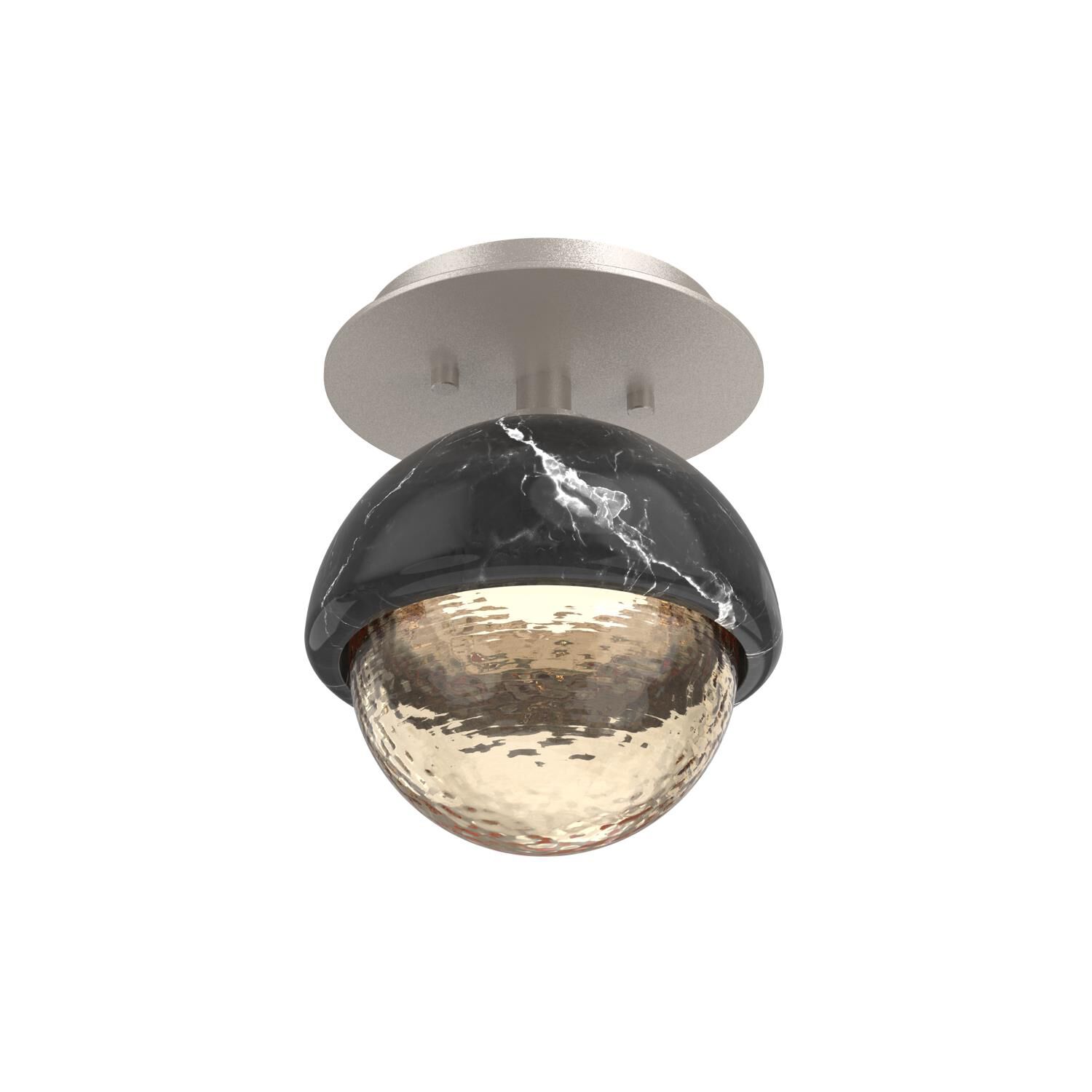 Levi Wilson Cabochon 6 Inch Flush Mount by Hammerton Studio