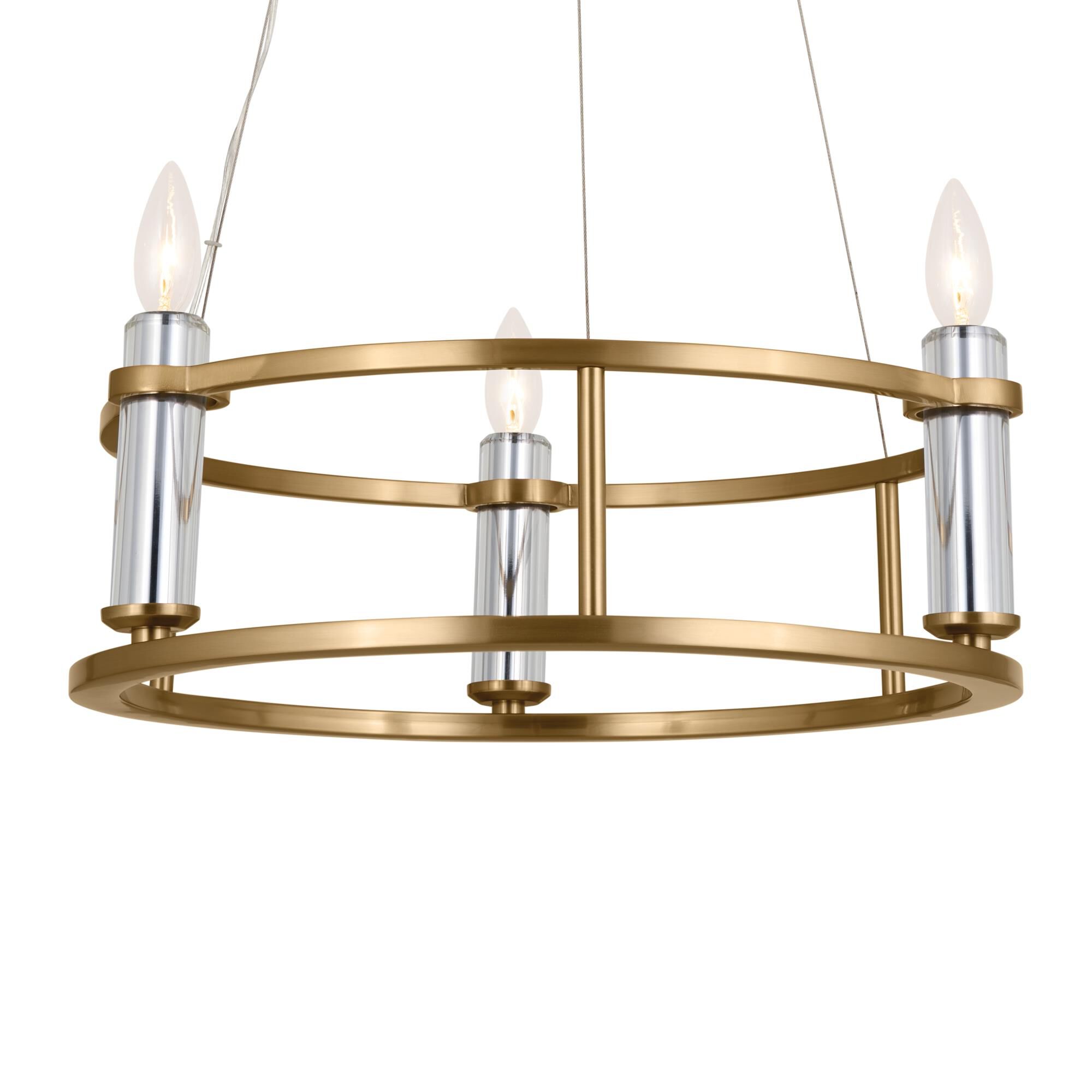 Shown in Brushed Natural Brass finish
