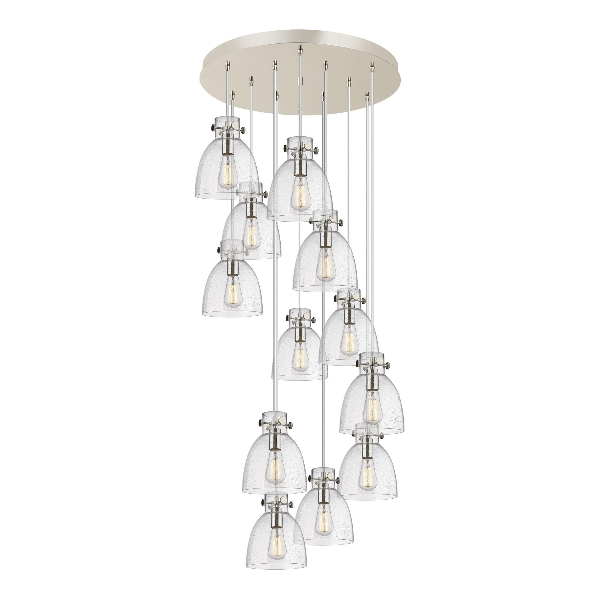Bruno Marashlian Newton Bell 27 Inch 12 Light Multi Light Pendant by Innovations Lighting