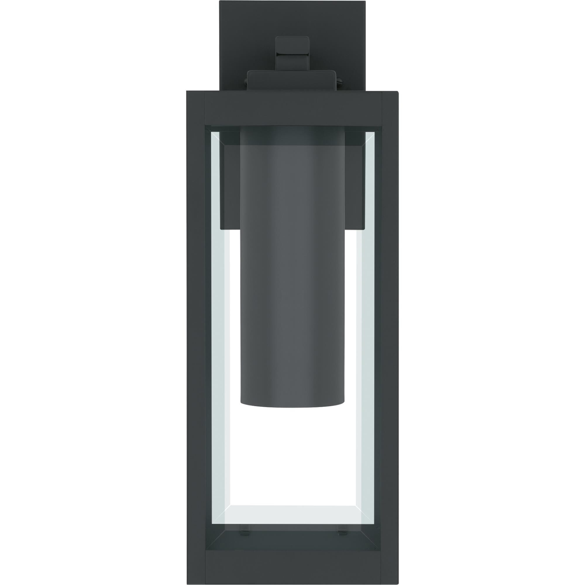 Shown in Earth Black finish and Clear Beveled Glass shade
