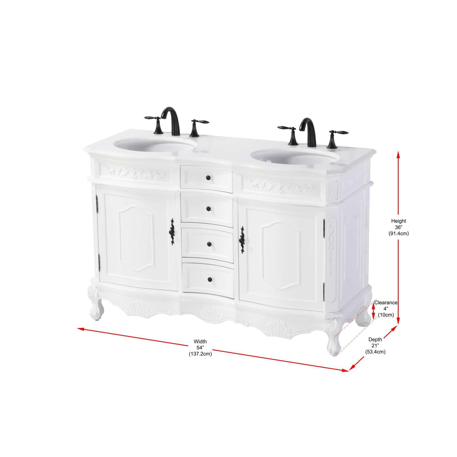 Danville 54 Inch Bath Vanity by Elegant Decor