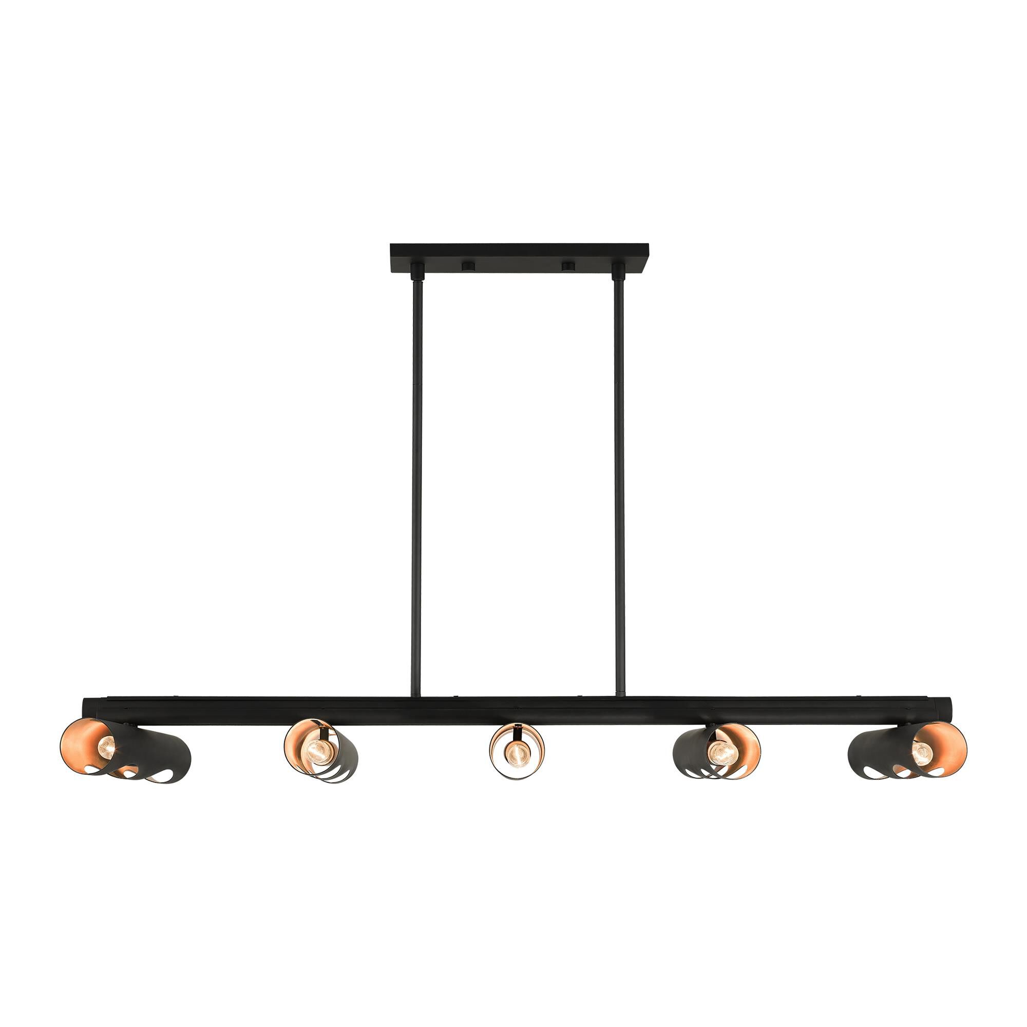 Novato 50 Inch 10 Light Linear Suspension Light by Livex Lighting