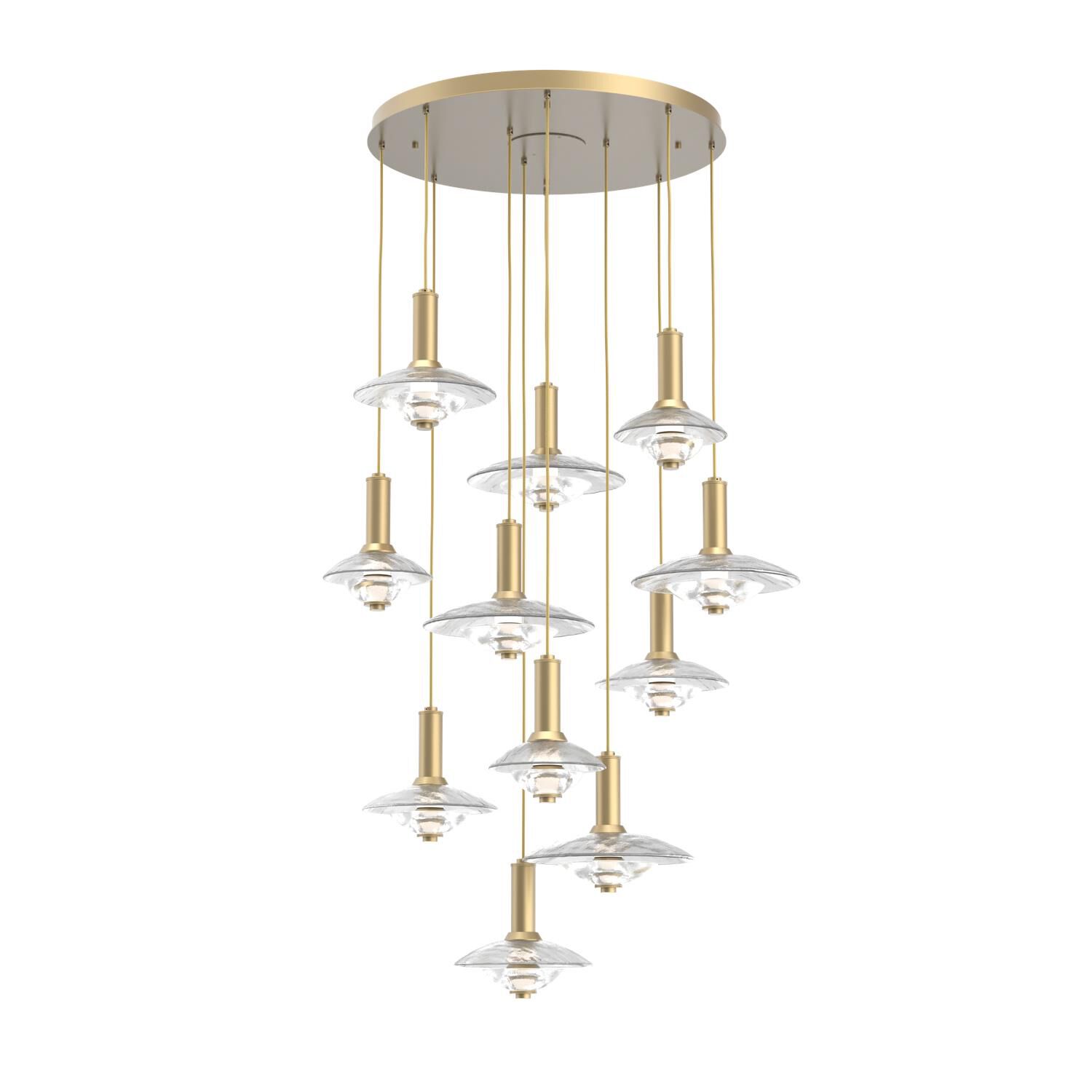 Levi Wilson Cirrus 44 Inch Multi Light Pendant by Hammerton Studio