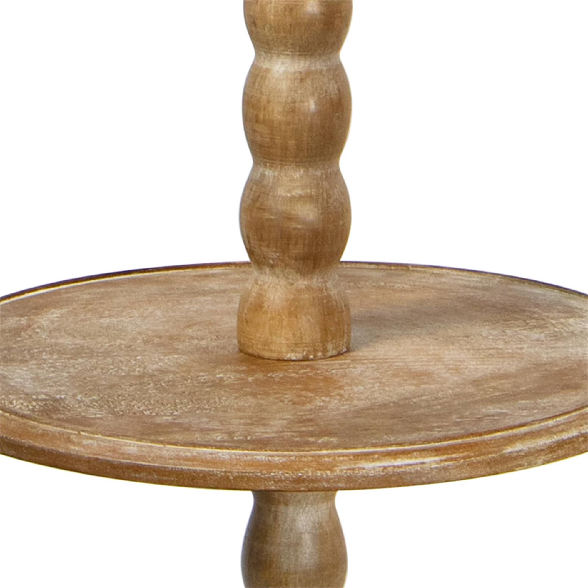 Shown in Natural finish and Linen shade