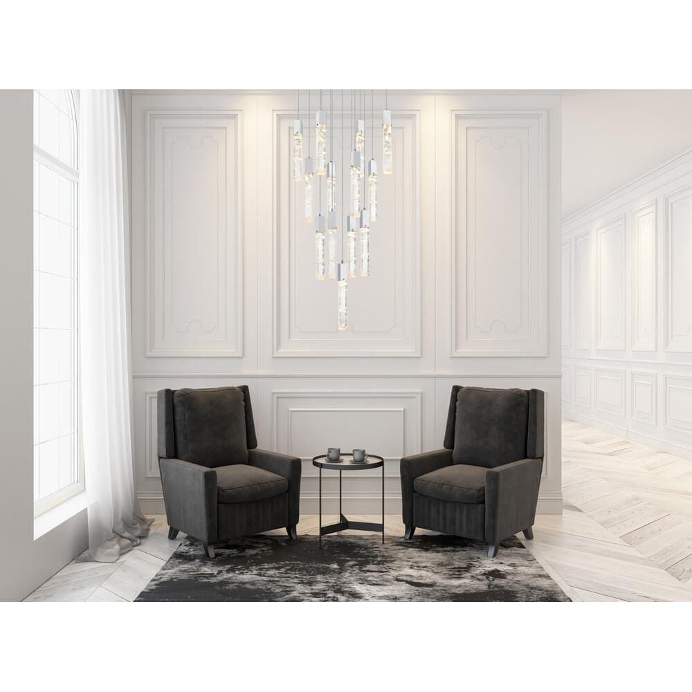 Aurora 26 Inch Multi Light Pendant by Elegant Lighting