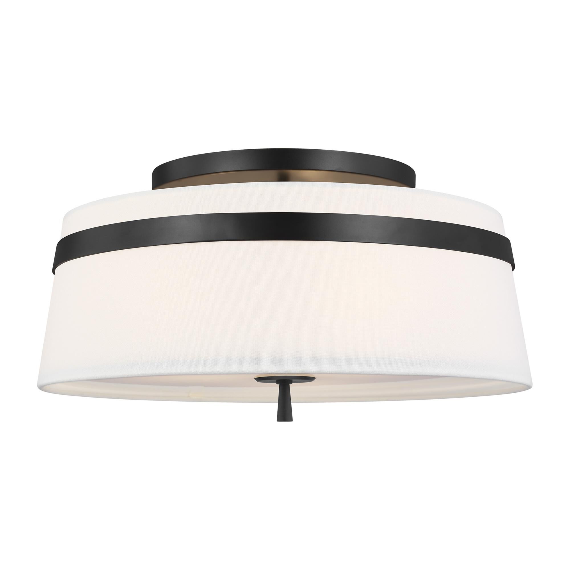 Alexa Hampton Cordtlandt 19 Inch 3 Light Semi Flush Mount,