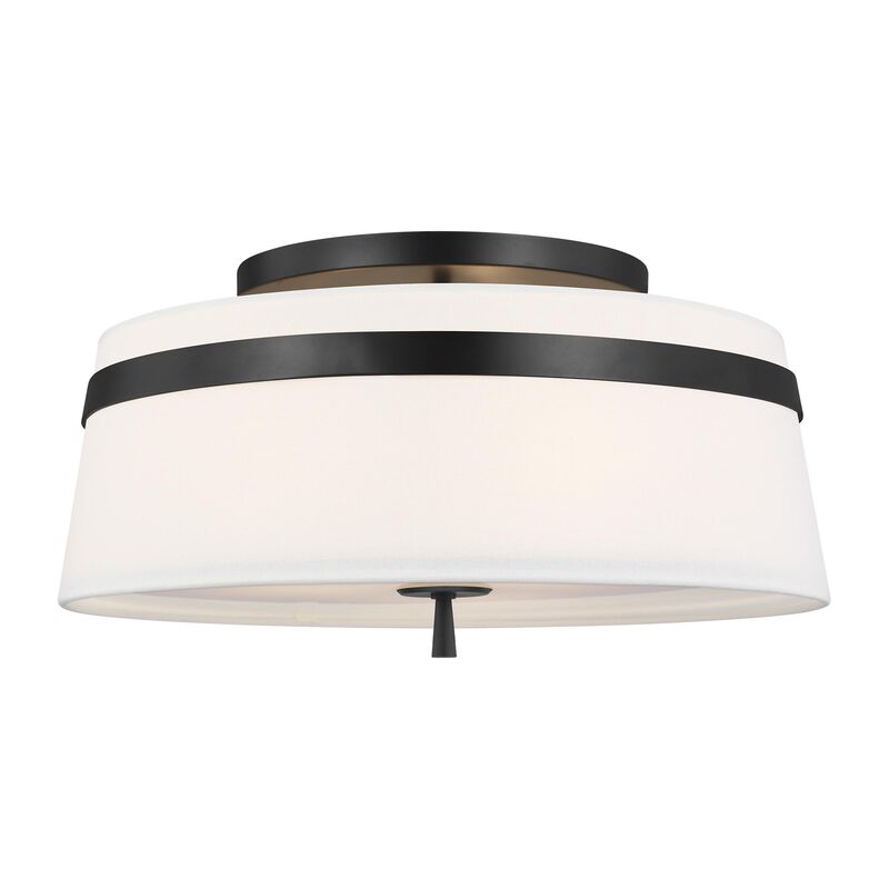 Alexa Hampton Cordtlandt 19 Inch 3 Light Semi Flush Mount by Visual Comfort Studio