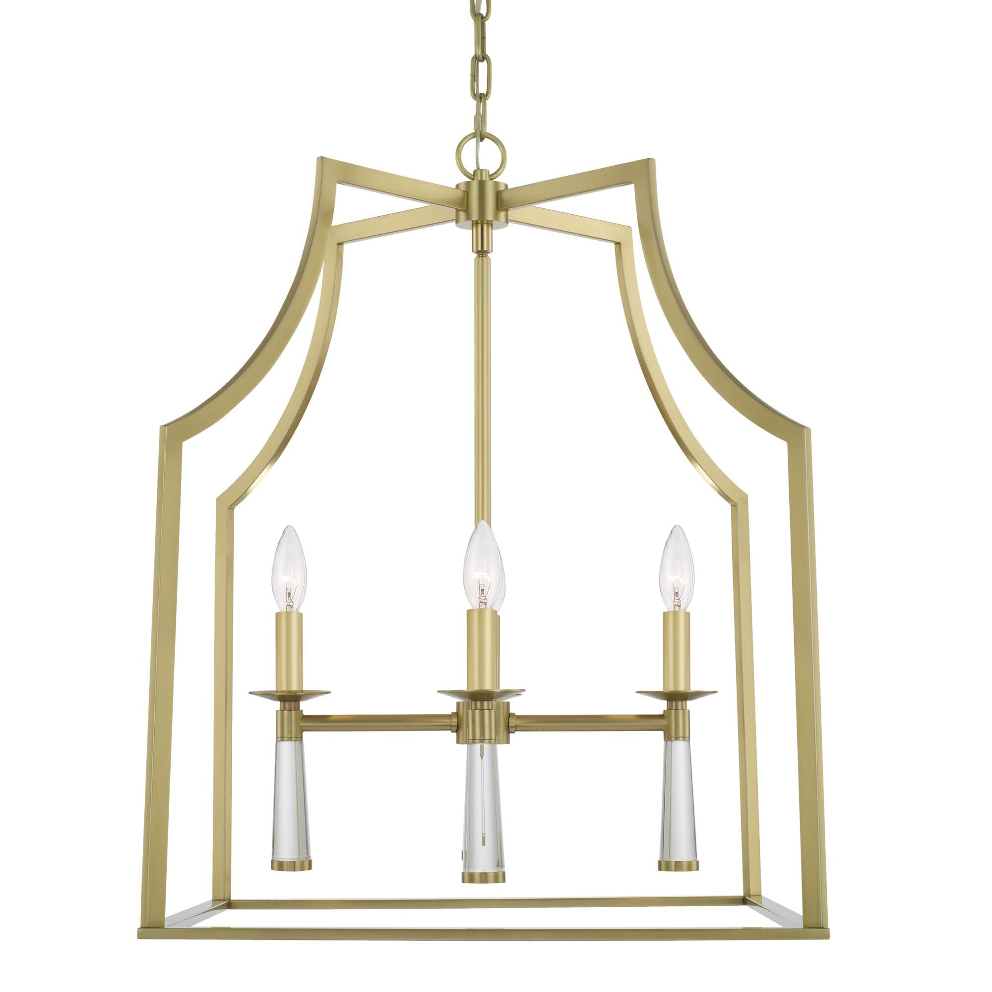 Baxter 22 Inch 4 Light Mini Chandelier by Crystorama