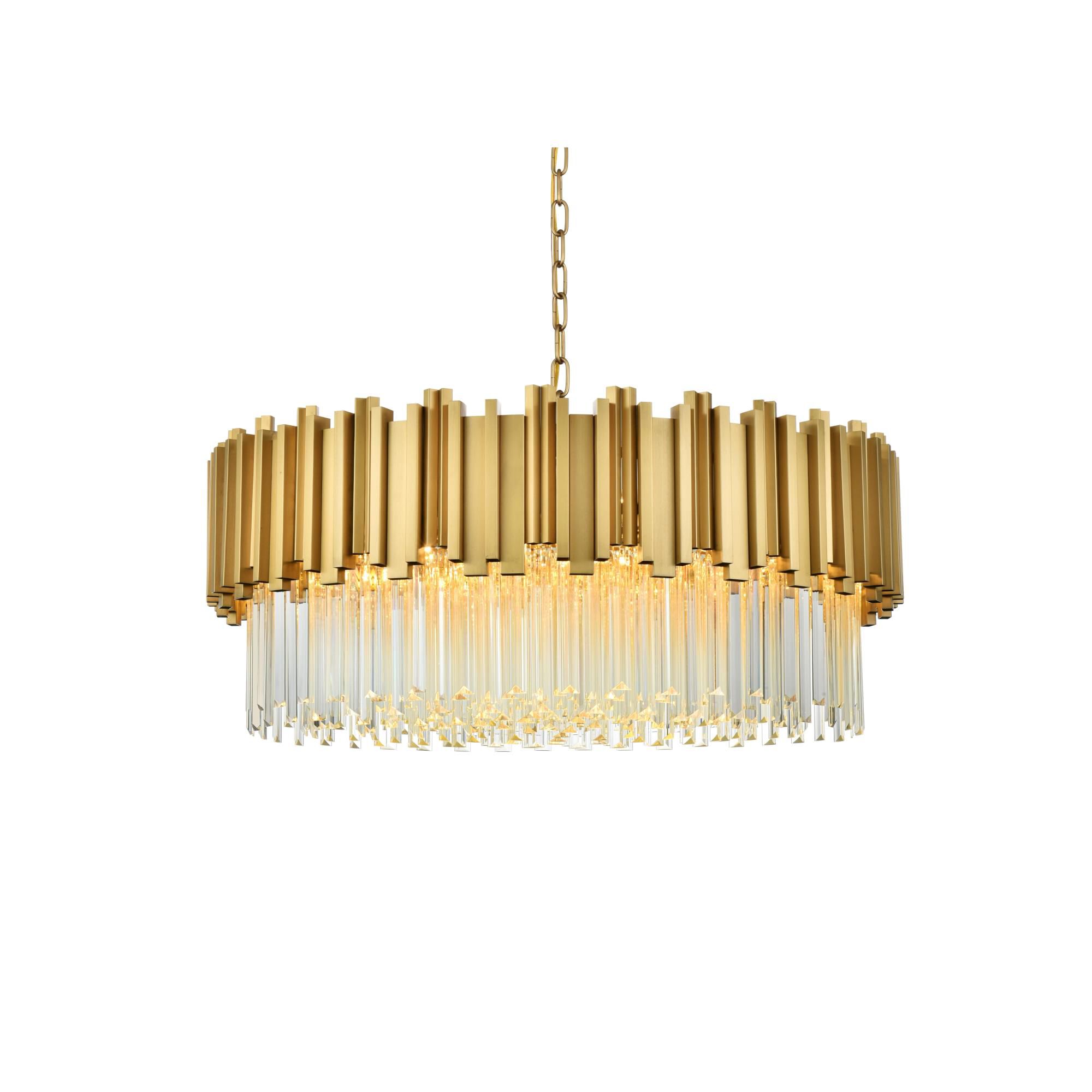 Willow 32 Inch Chandelier by Elegant Lighting