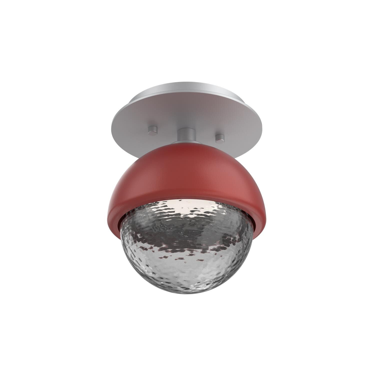 Shown in Classic Silver finish and Smoke glass and Cinnamon Red accent
